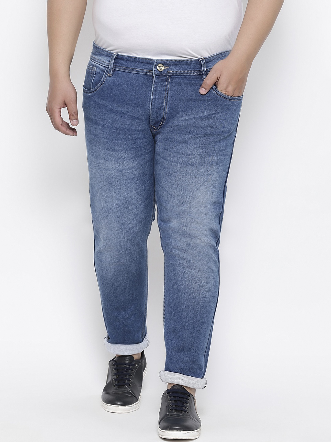 

FEVER Men Blue Slim Fit Mid-Rise Clean Look Jeans