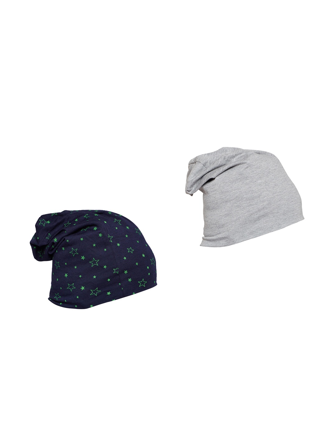 

MACK JONNEY Unisex Pack Of 2 Beanies, Navy blue