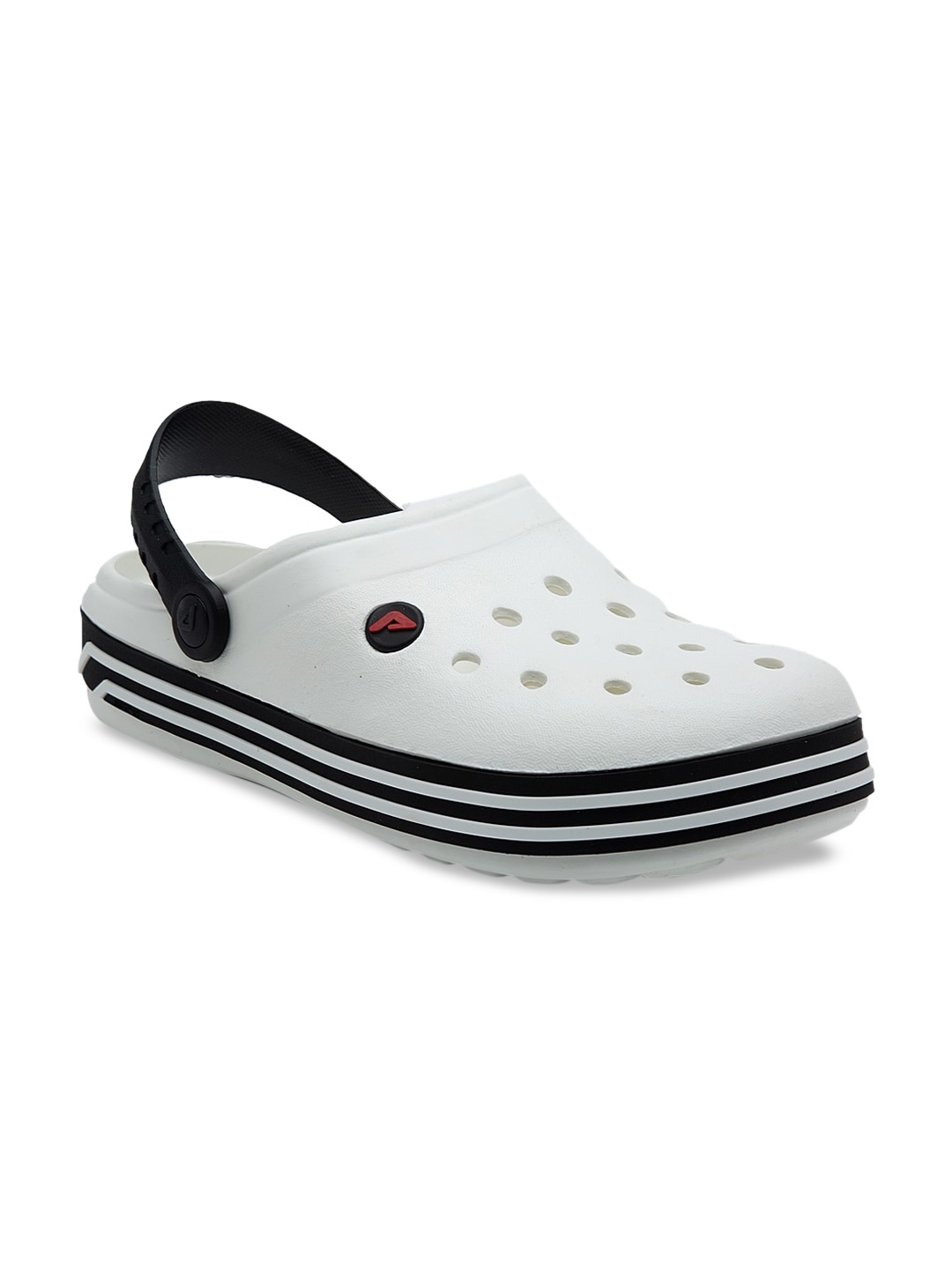 

Adda Men White Textured Clogs