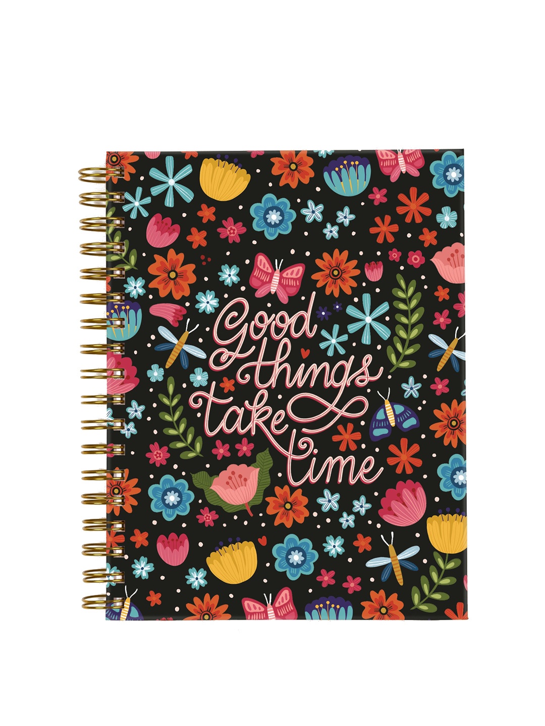 

happywagon Good Things Hardbound Planner, Black