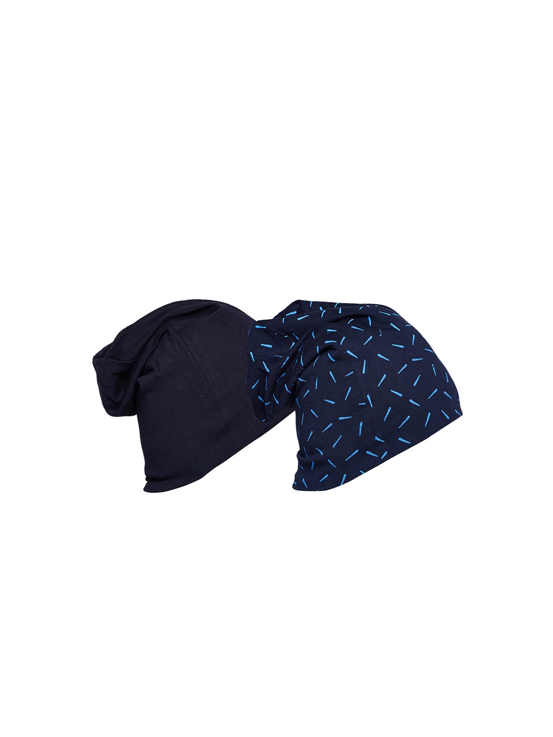 

MACK JONNEY Unisex Pack Of 2 Beanie, Navy blue