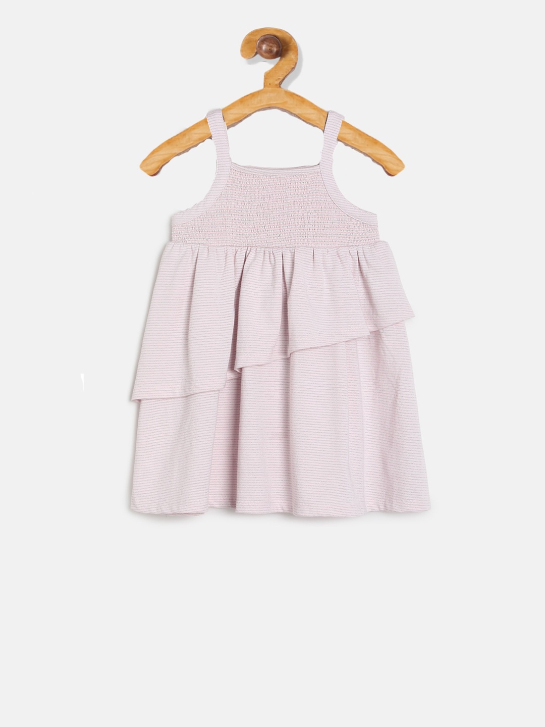 

MINI KLUB Girls Pink Striped A-Line Dress