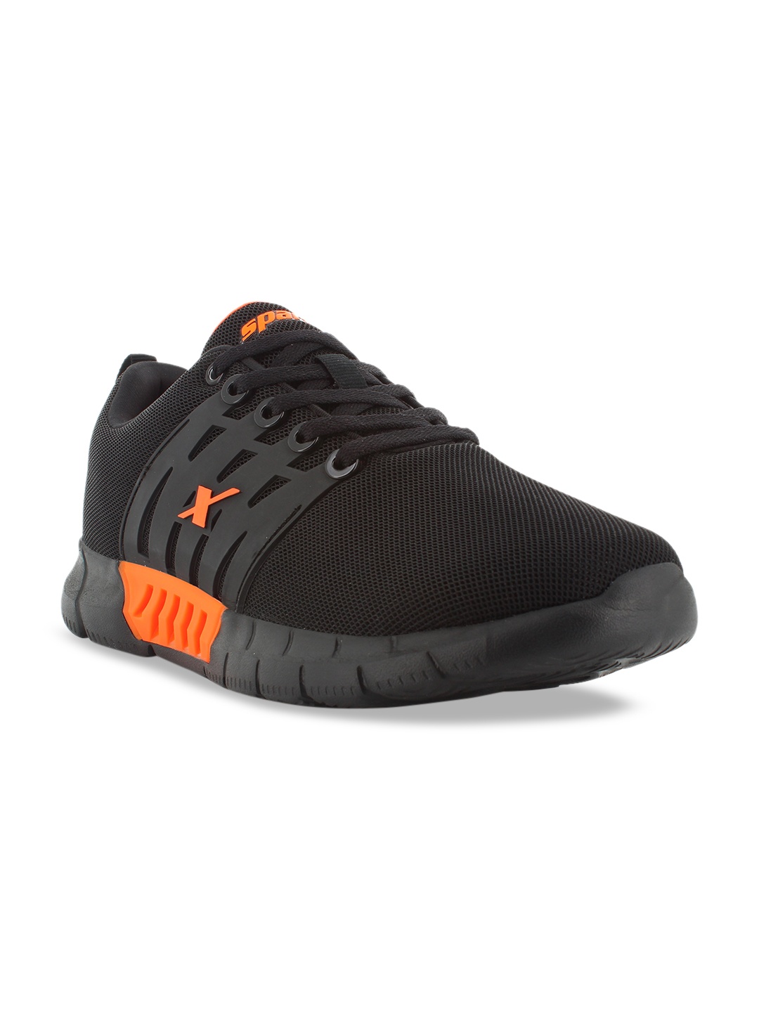 

Sparx Men Black & Orange Running Shoes