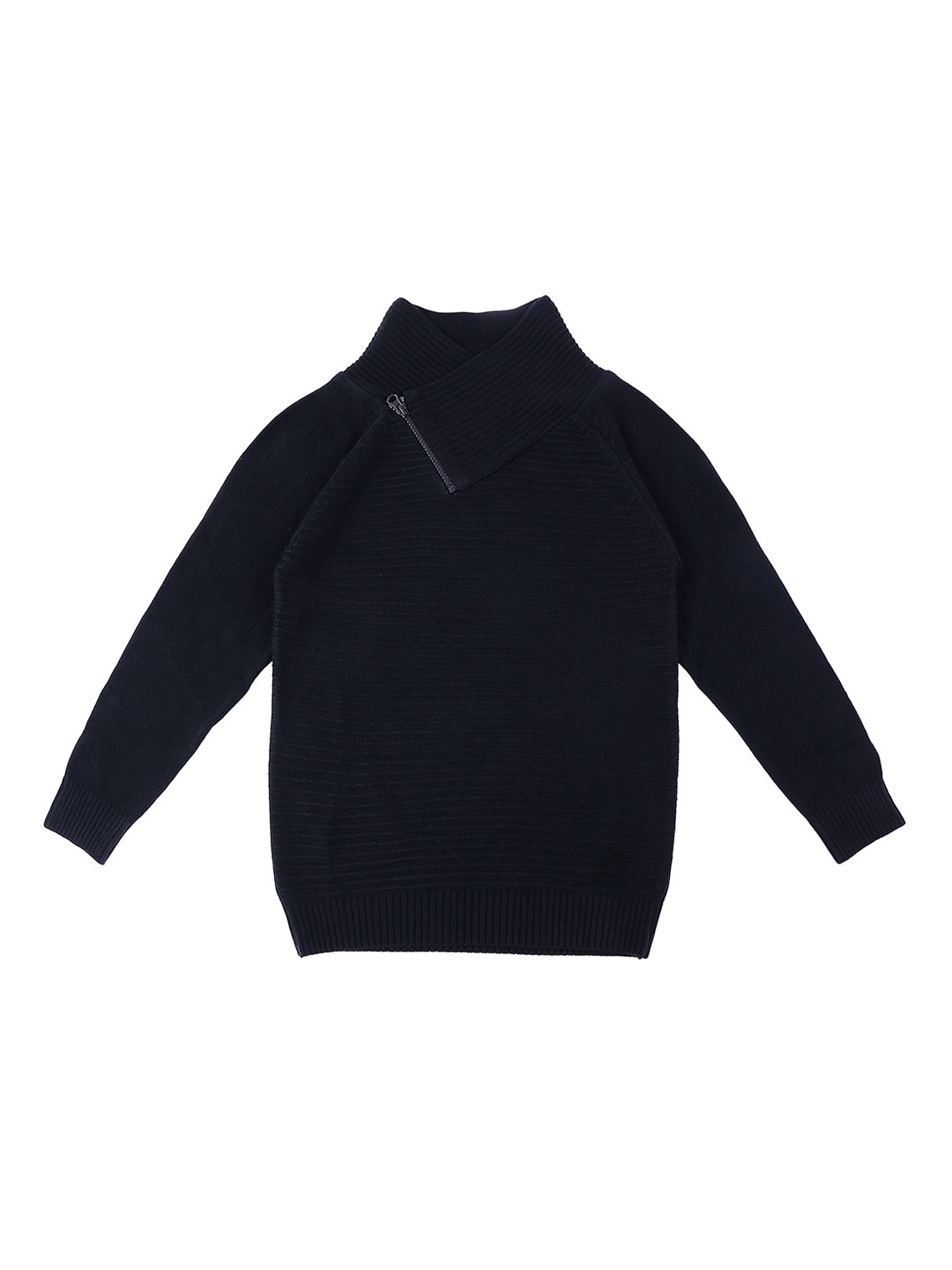 

Pantaloons Junior Boys Navy Self-Striped Sweater, Navy blue