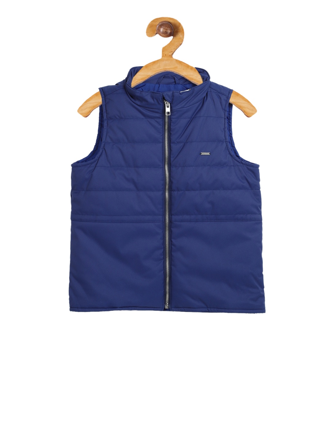 

Allen Solly Junior Boys Navy Blue Solid Padded Jacket
