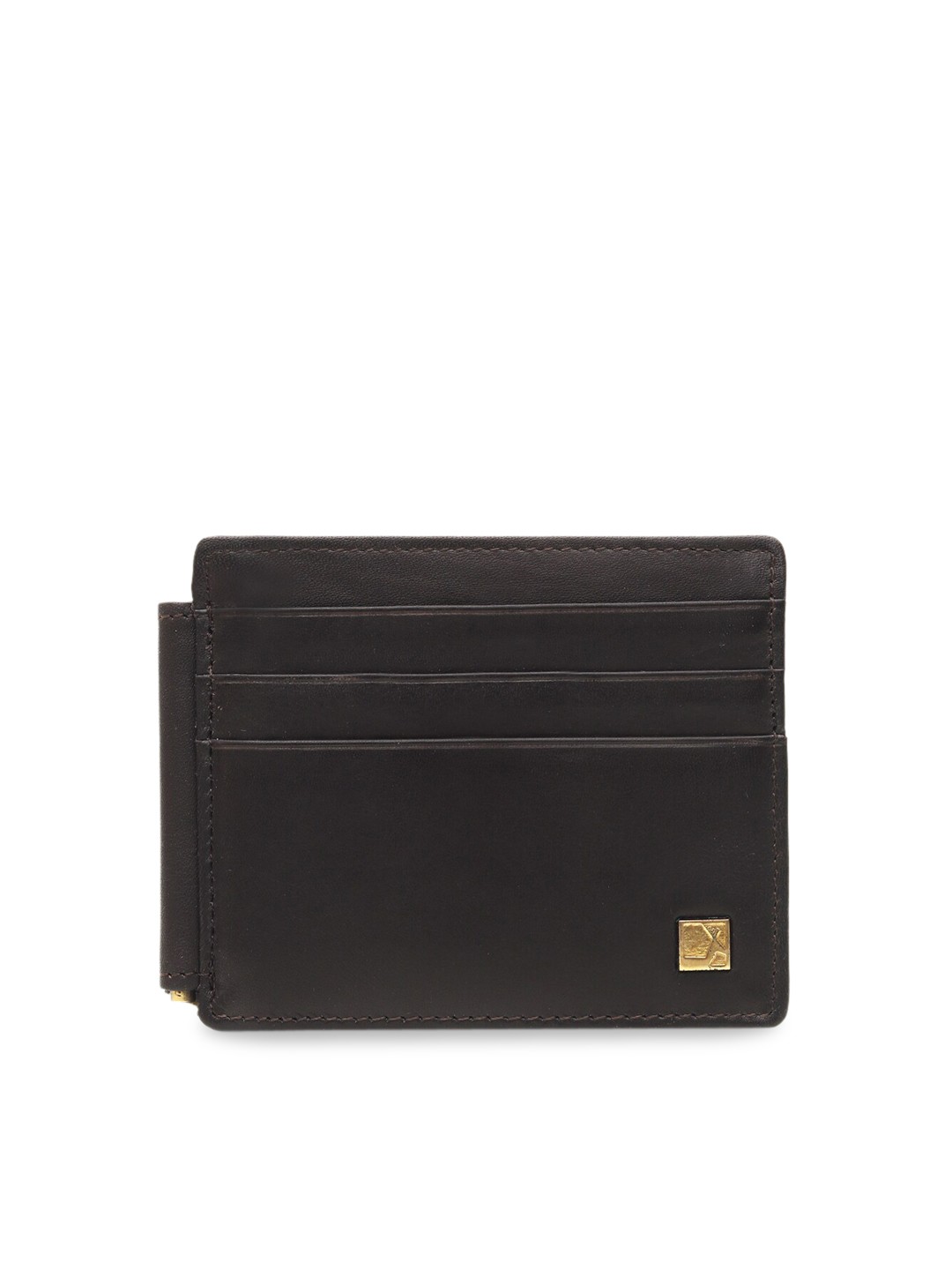 

Da Milano Men Brown Solid Leather Card Holder