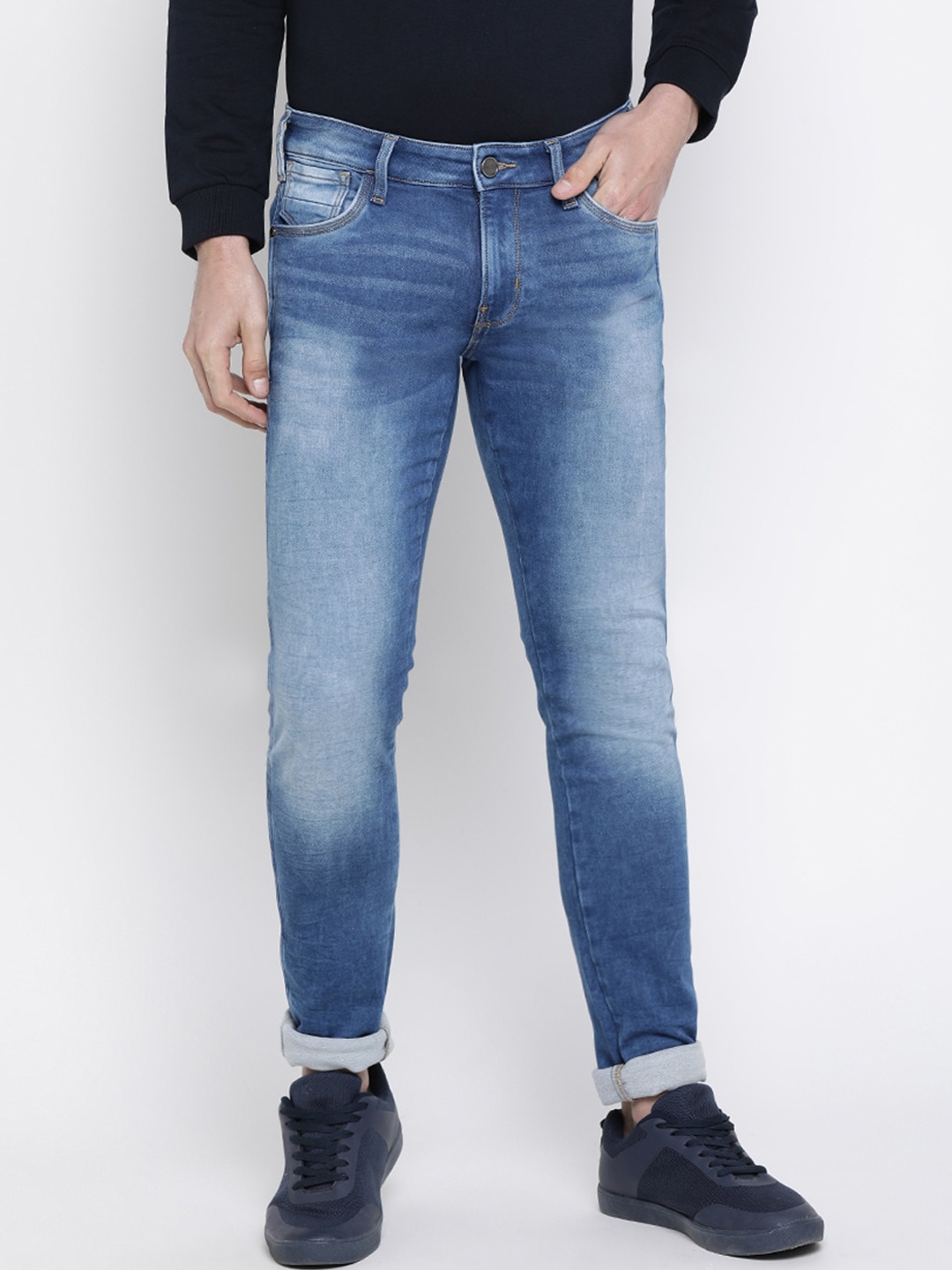 

Wrangler Men Blue Skinny Fit Jeans