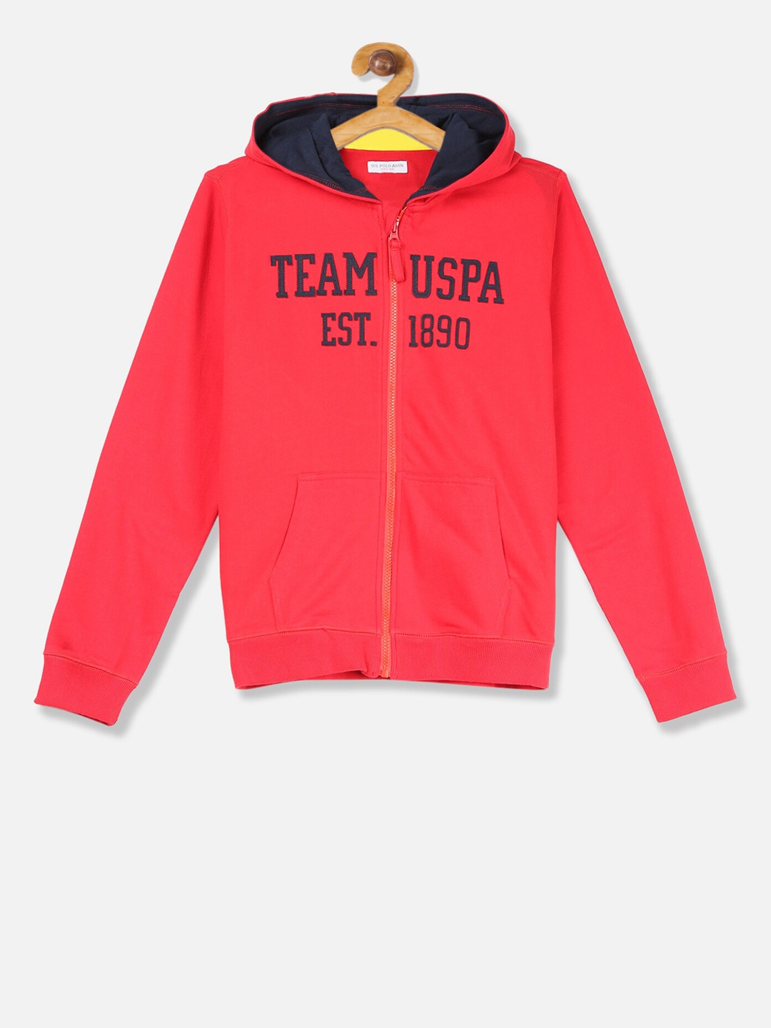 

U.S. Polo Assn. Kids Boys Red Printed Sweatshirt