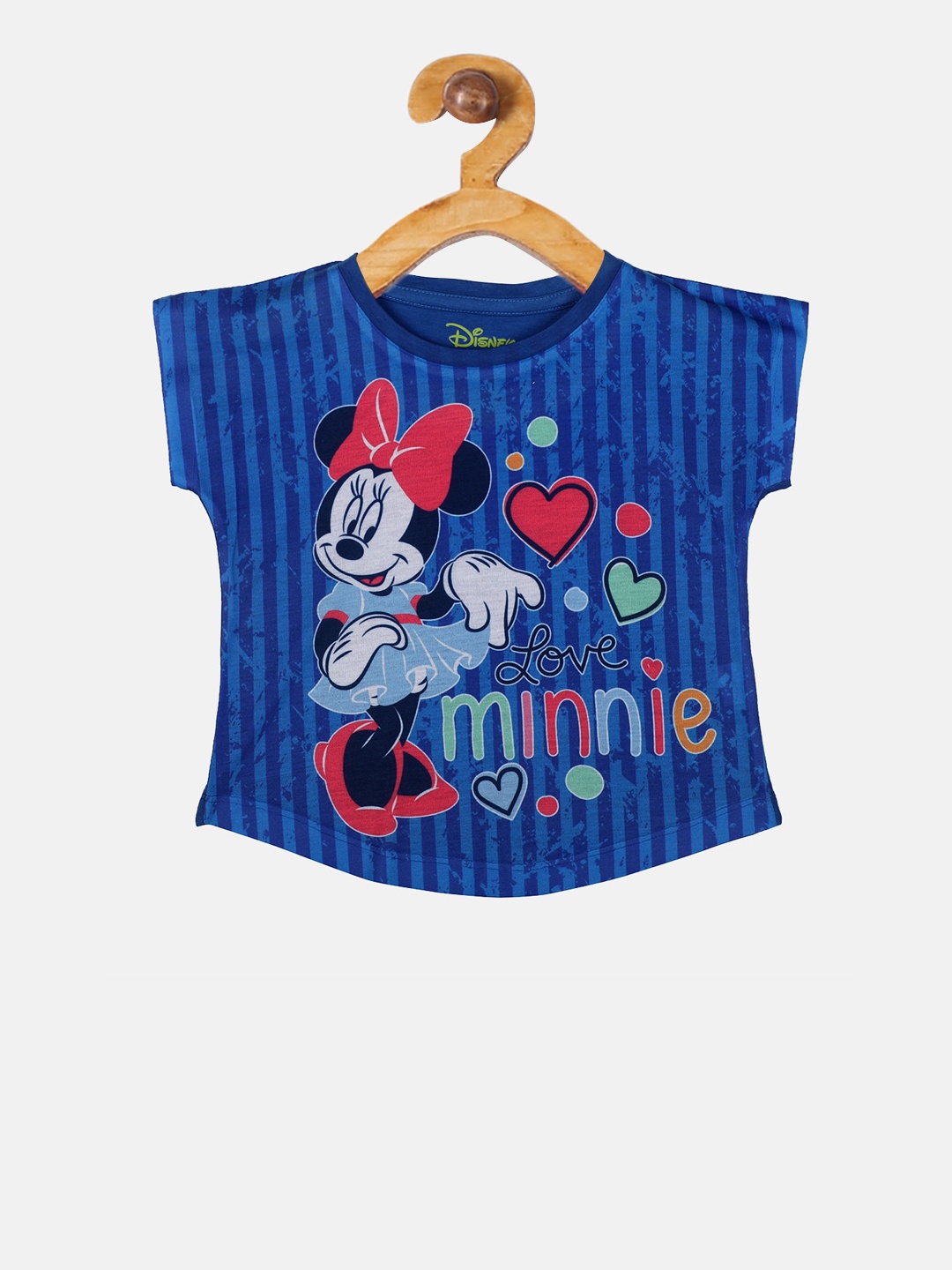 

YK Disney Girls Blue Printed Top