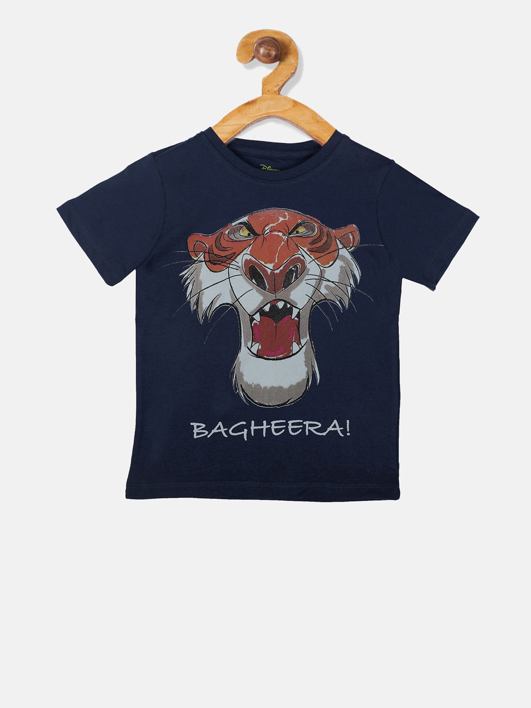 

YK Disney Boys Blue The Jungle Book Printed Round Neck Cotton T-shirt