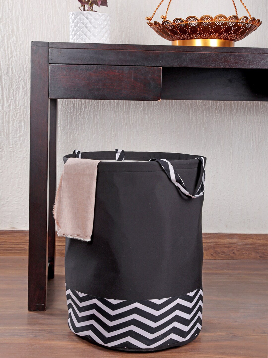 

My Gift Booth Brown & White Printed Multi-Utility Sustainable Organizer