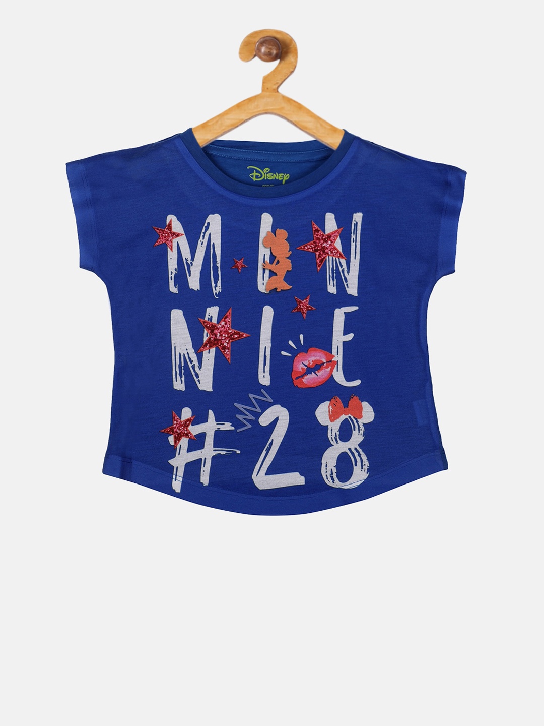 

YK Disney Girls Blue Printed Top
