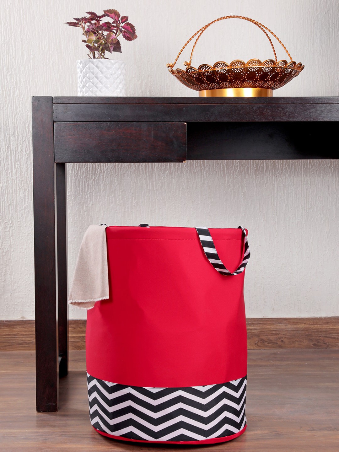 

My Gift Booth Red Solid Water Resistant Sustainable Storage Box