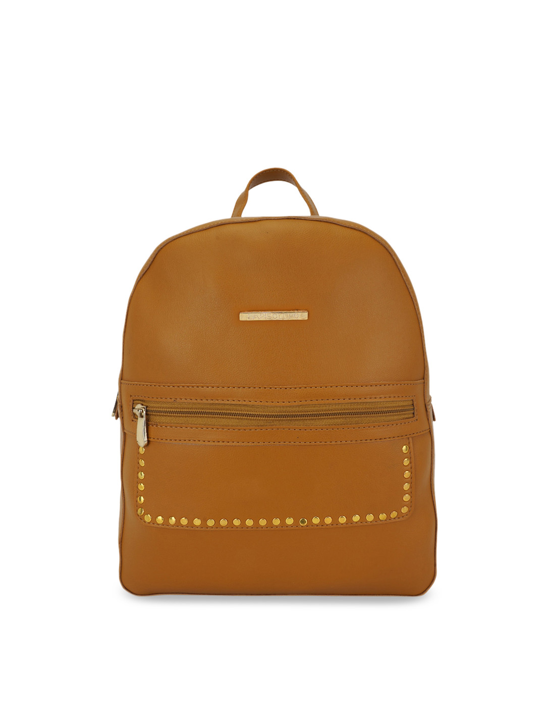 

Lapis O Lupo Women Mustard Yellow Solid Backpack