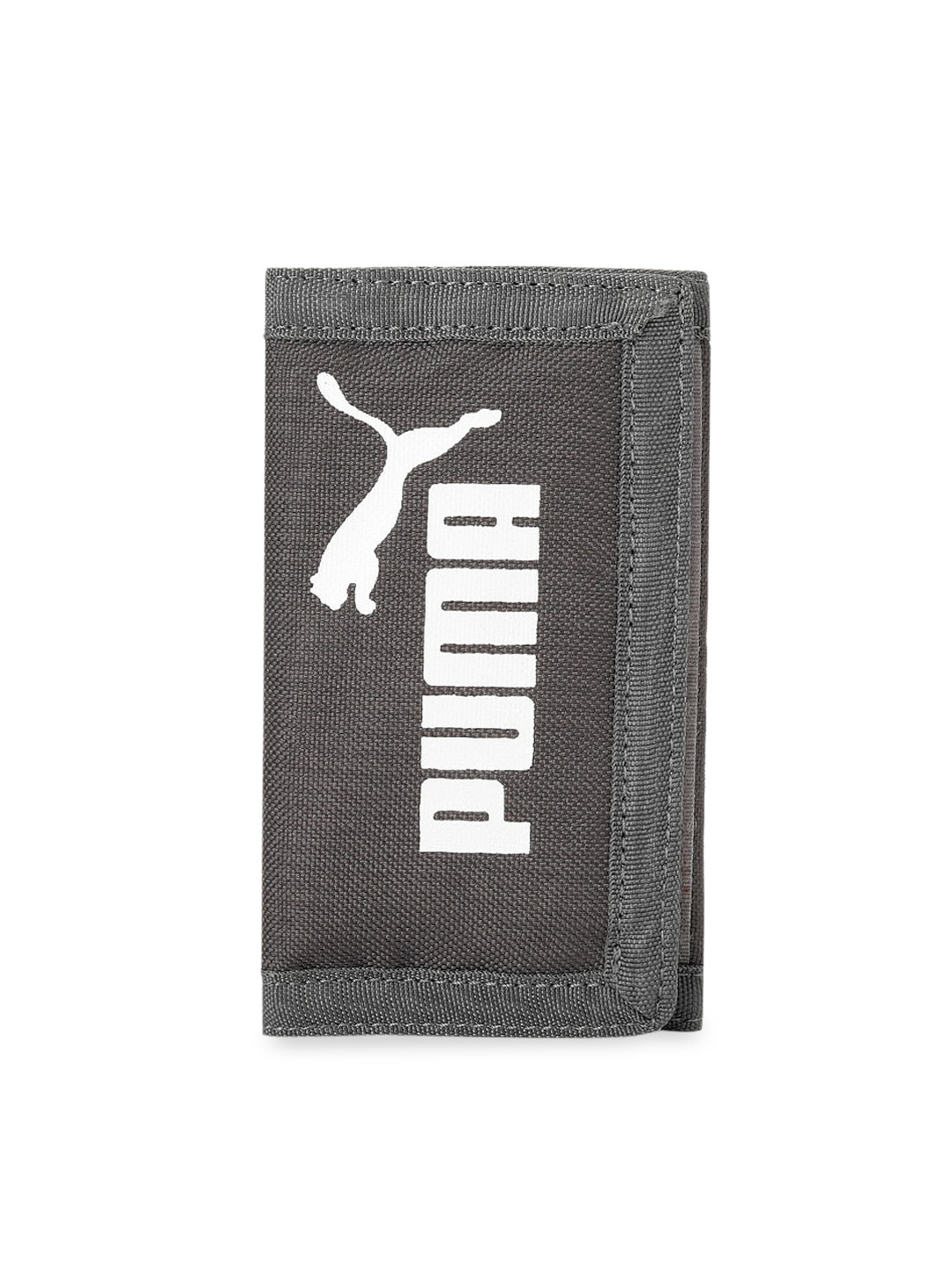 

Puma Unisex Grey Printed Three Fold Wallet