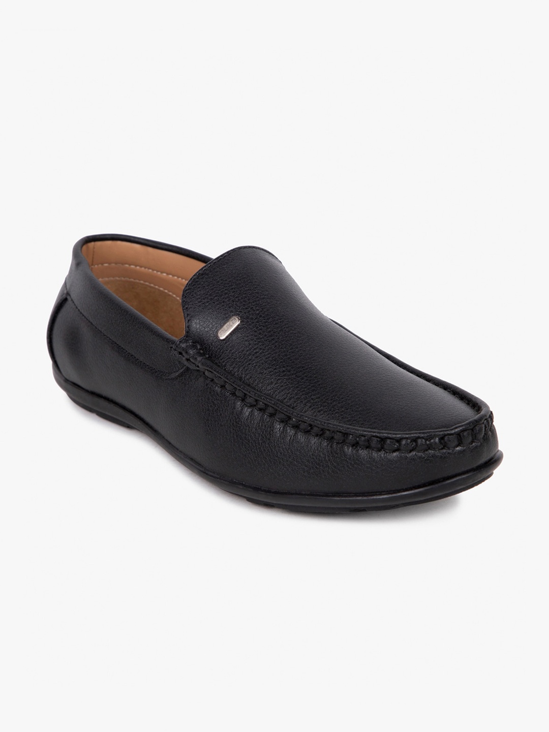 

Duke Men Black Solid Loafers