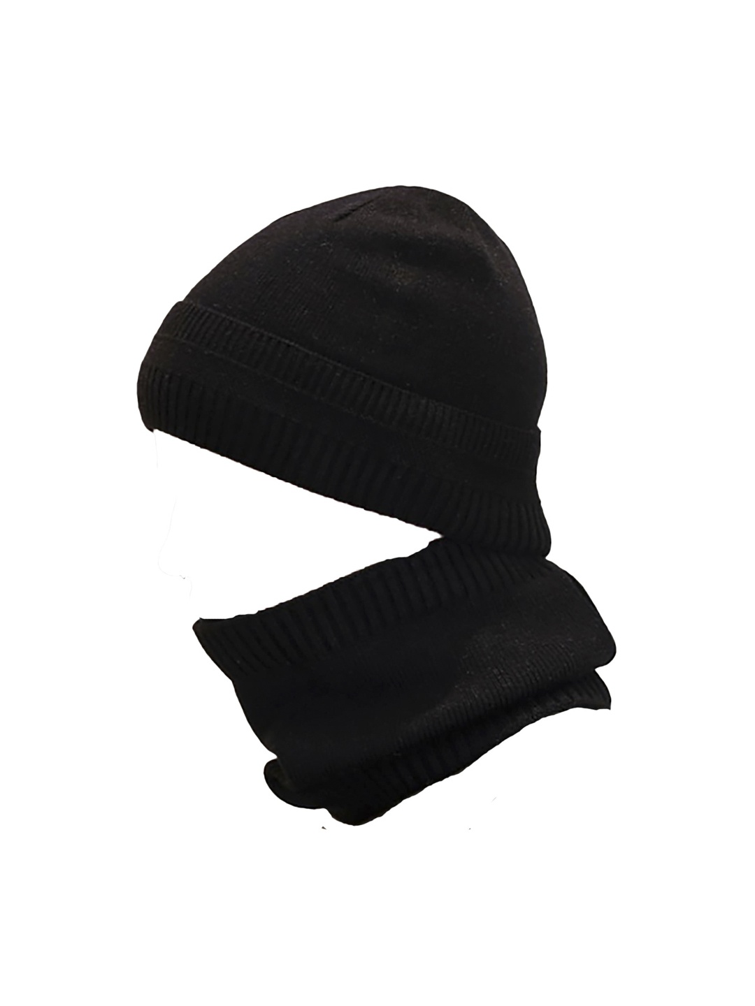

Bunnywave Black Solid Beanie