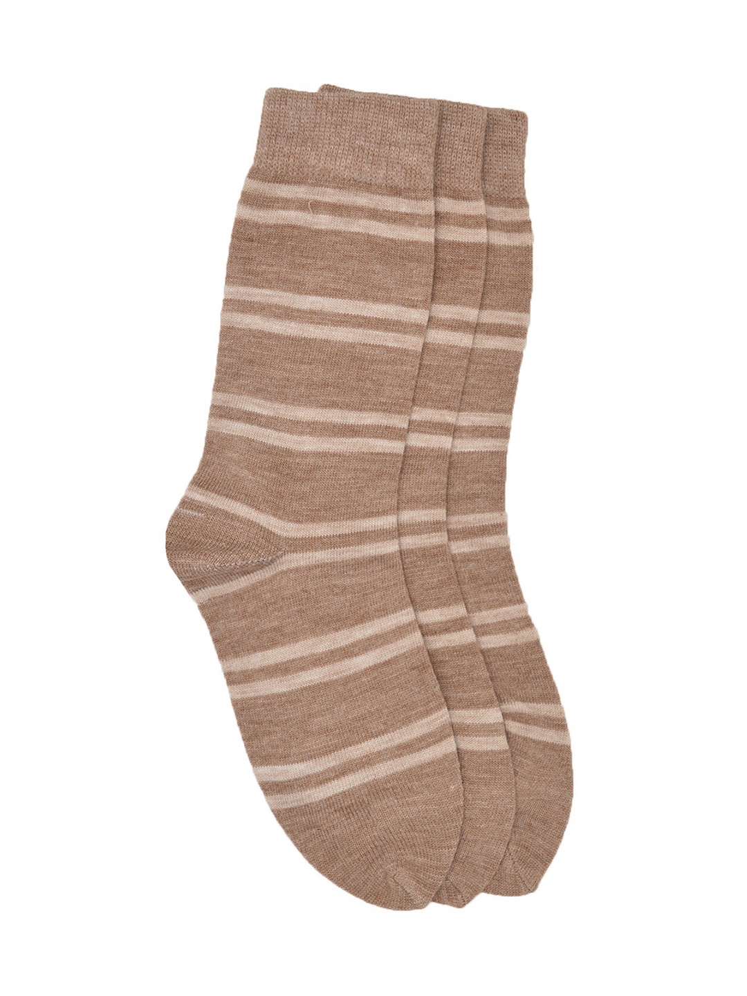 

MARC Women Pack of 3 Brown Above Ankle-Length Socks