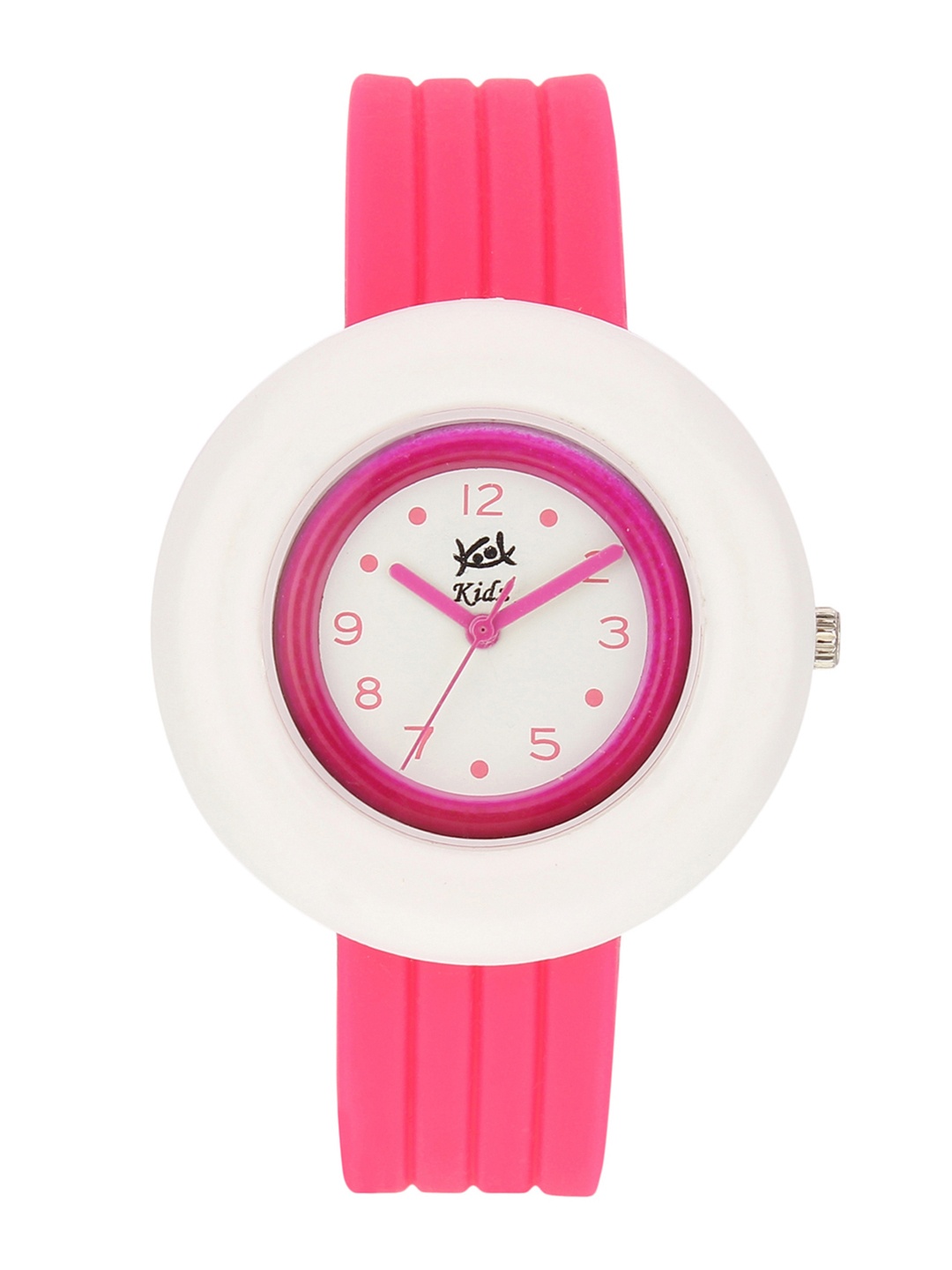 

Kool Kidz Unisex Kids White & Pink Analogue Watch KK 218 DARK PINK