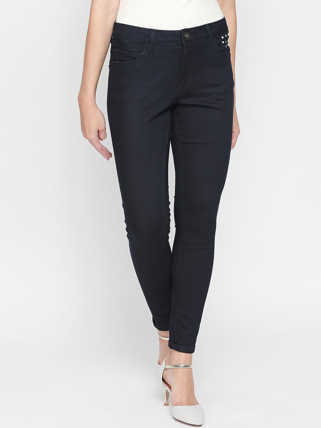 

SF JEANS by Pantaloons Women Blue Skinny Fit Jeans