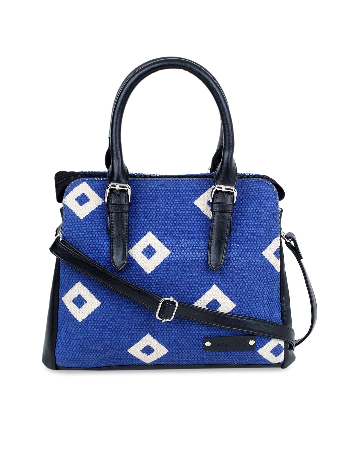 

Spice Art Blue Textured Handheld Bag