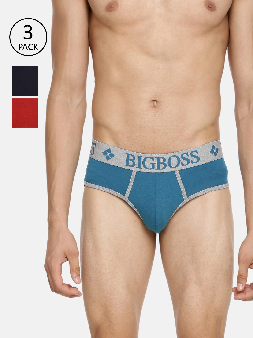 

Dollar Bigboss Men Pack of 3 Shuffle Intellisoft Cotton Modal Brief MDBR-11-TECHNOBRF-PO3, Assorted
