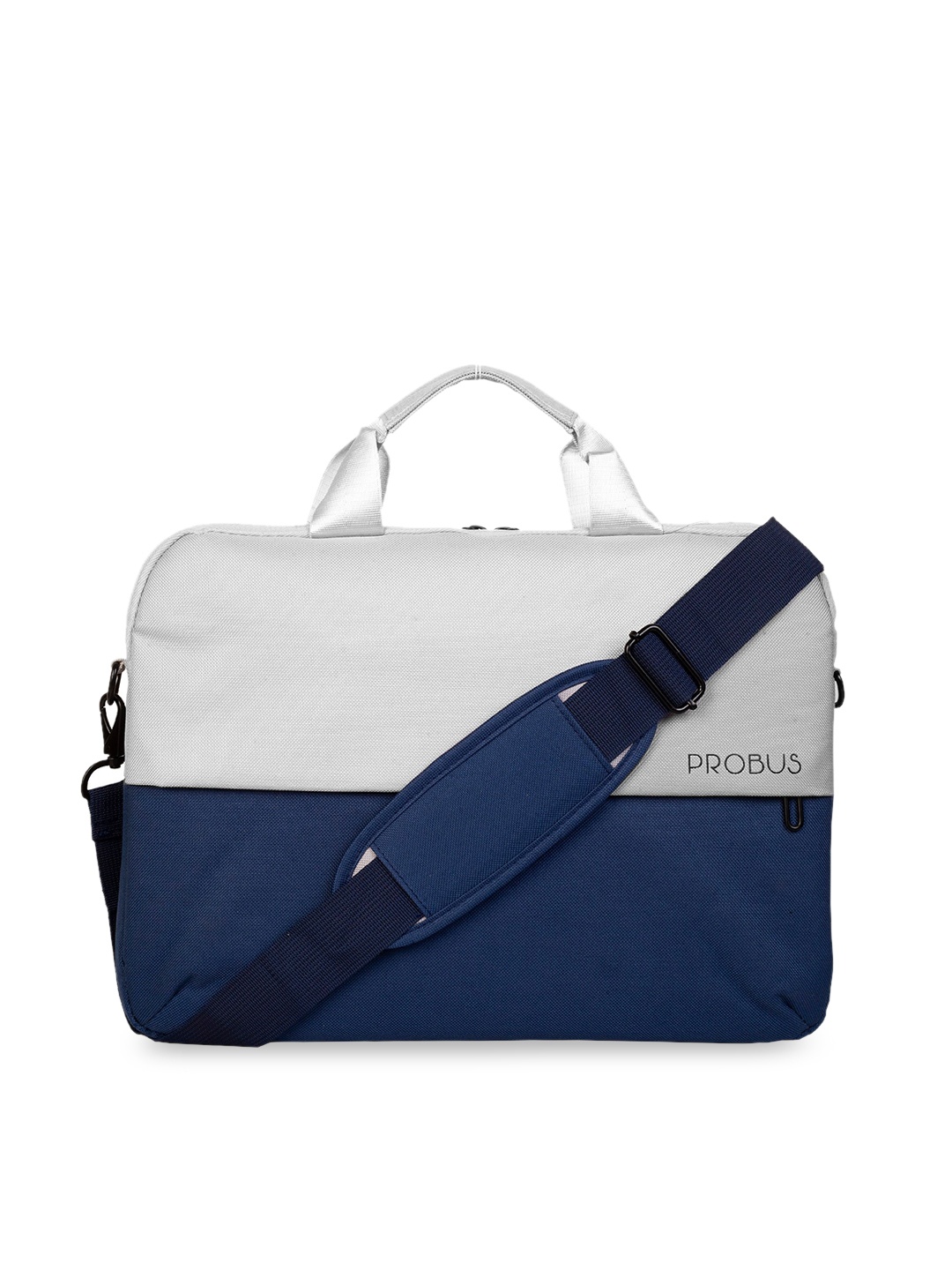 

PROBUS Unisex Blue & Grey Colourblocked Laptop Backpack