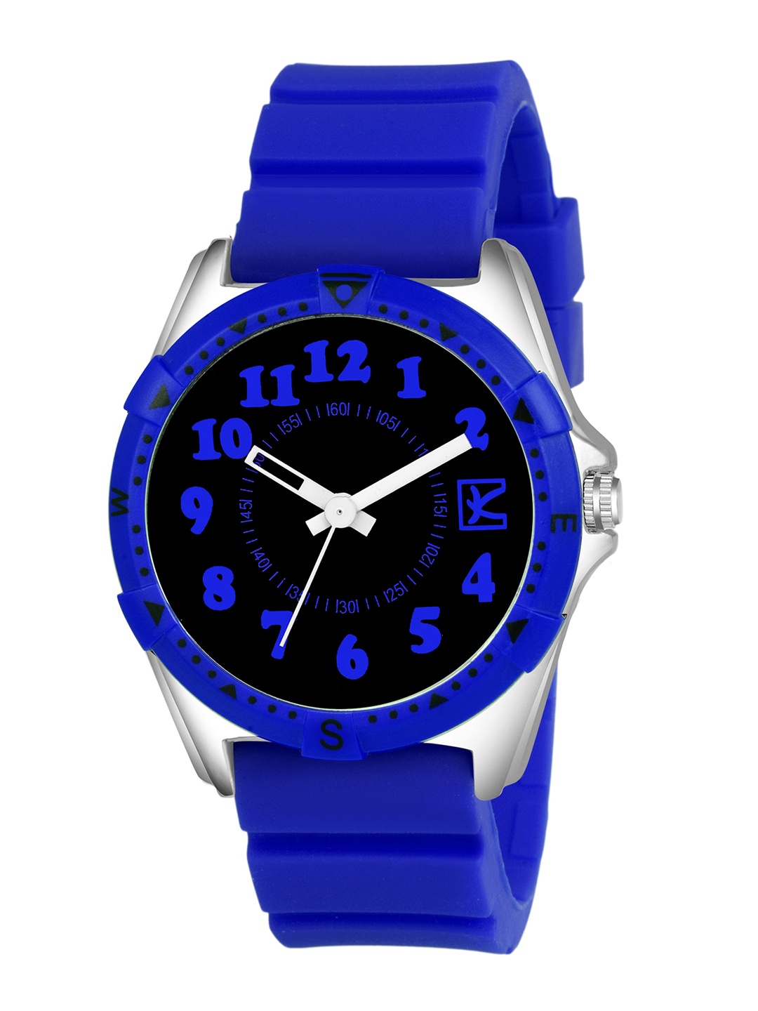 Kool Kidz Kids Black & Blue Analogue Watch KOOL KIDZ ANALOGUE WATCH DMK 044 BLUE BLACK