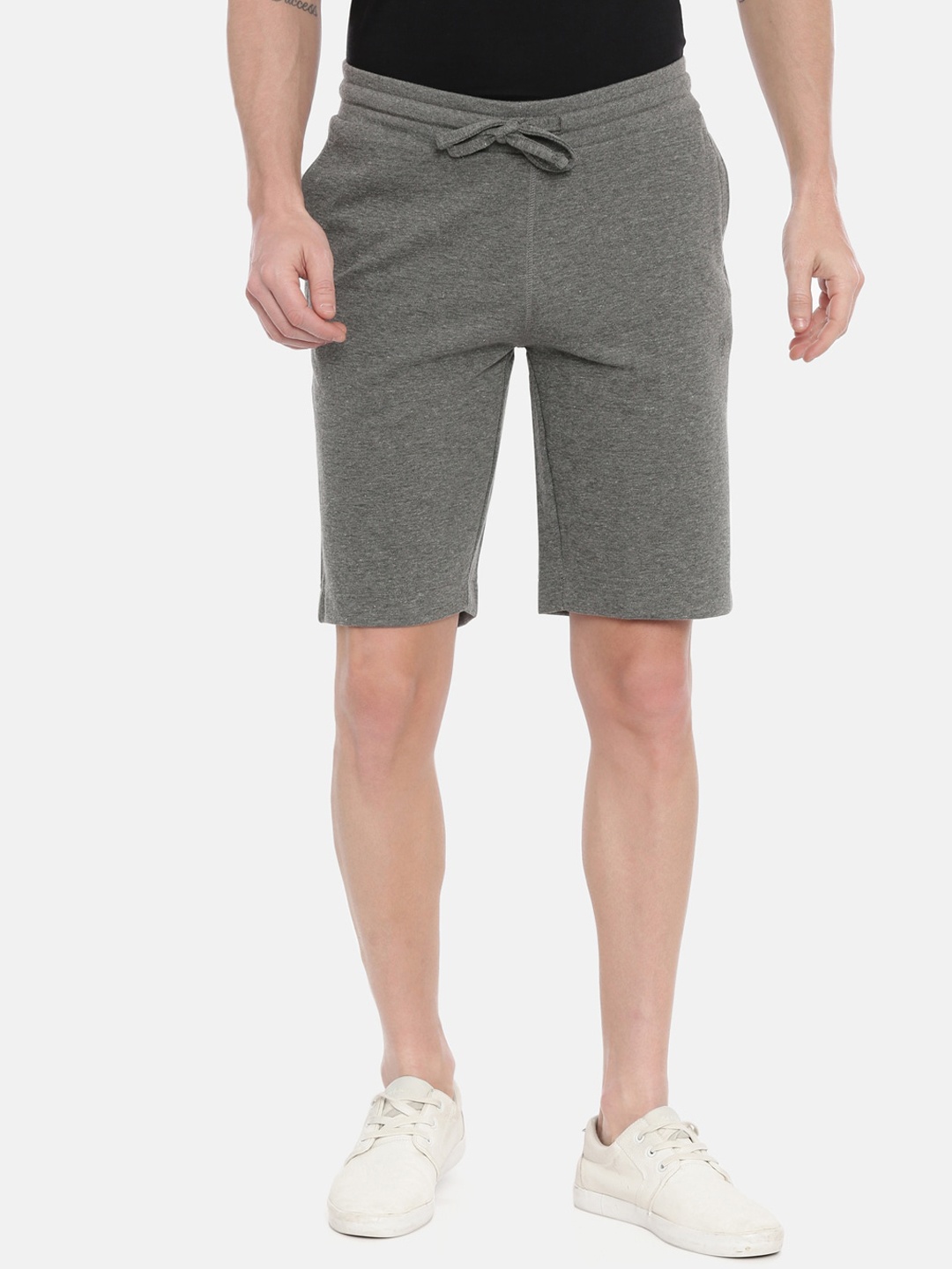 

Classic Polo Men Grey Solid Regular Shorts