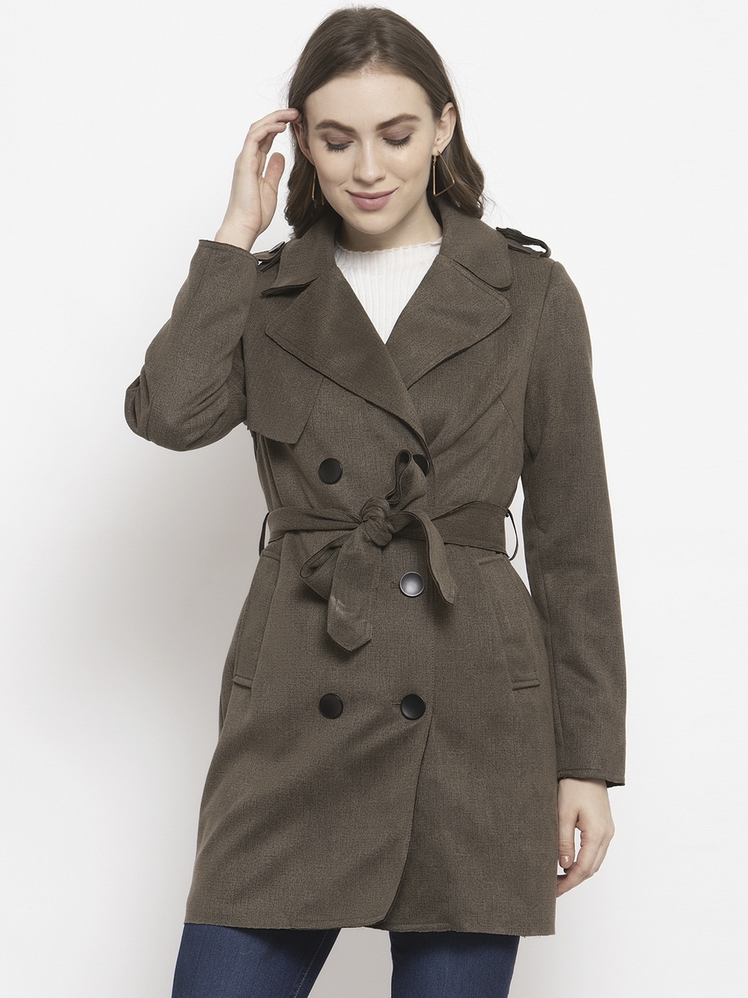 

Gipsy Women Brown Solid Tailored Jacket