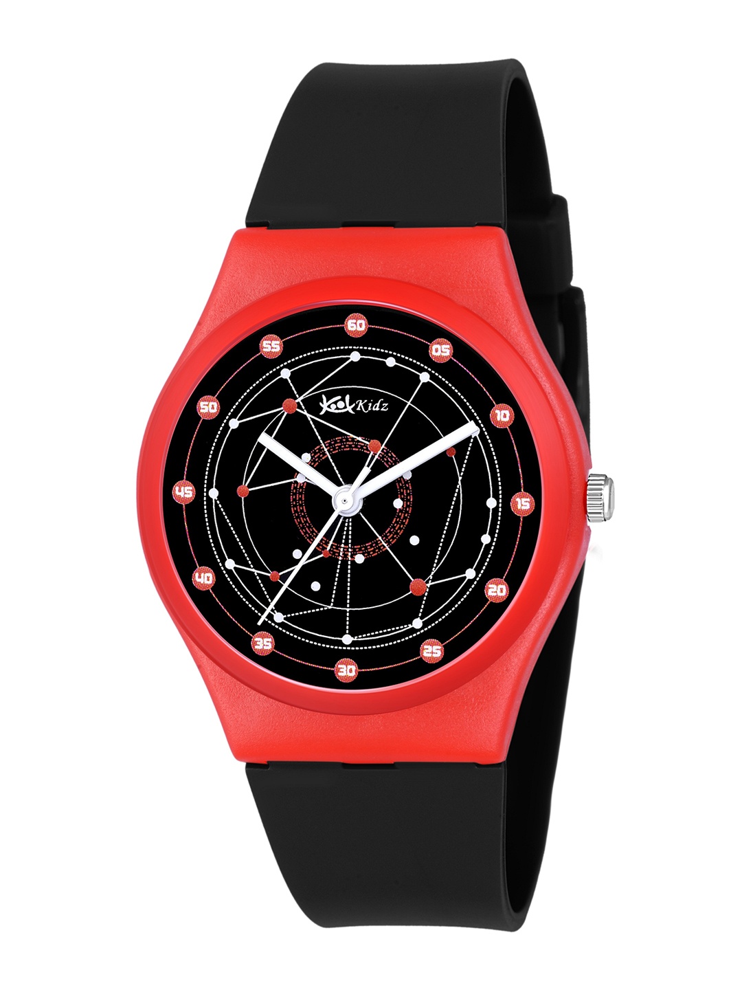 

Kool Kidz Unisex Kids Black & Red Analogue Watch BLACK RED 01