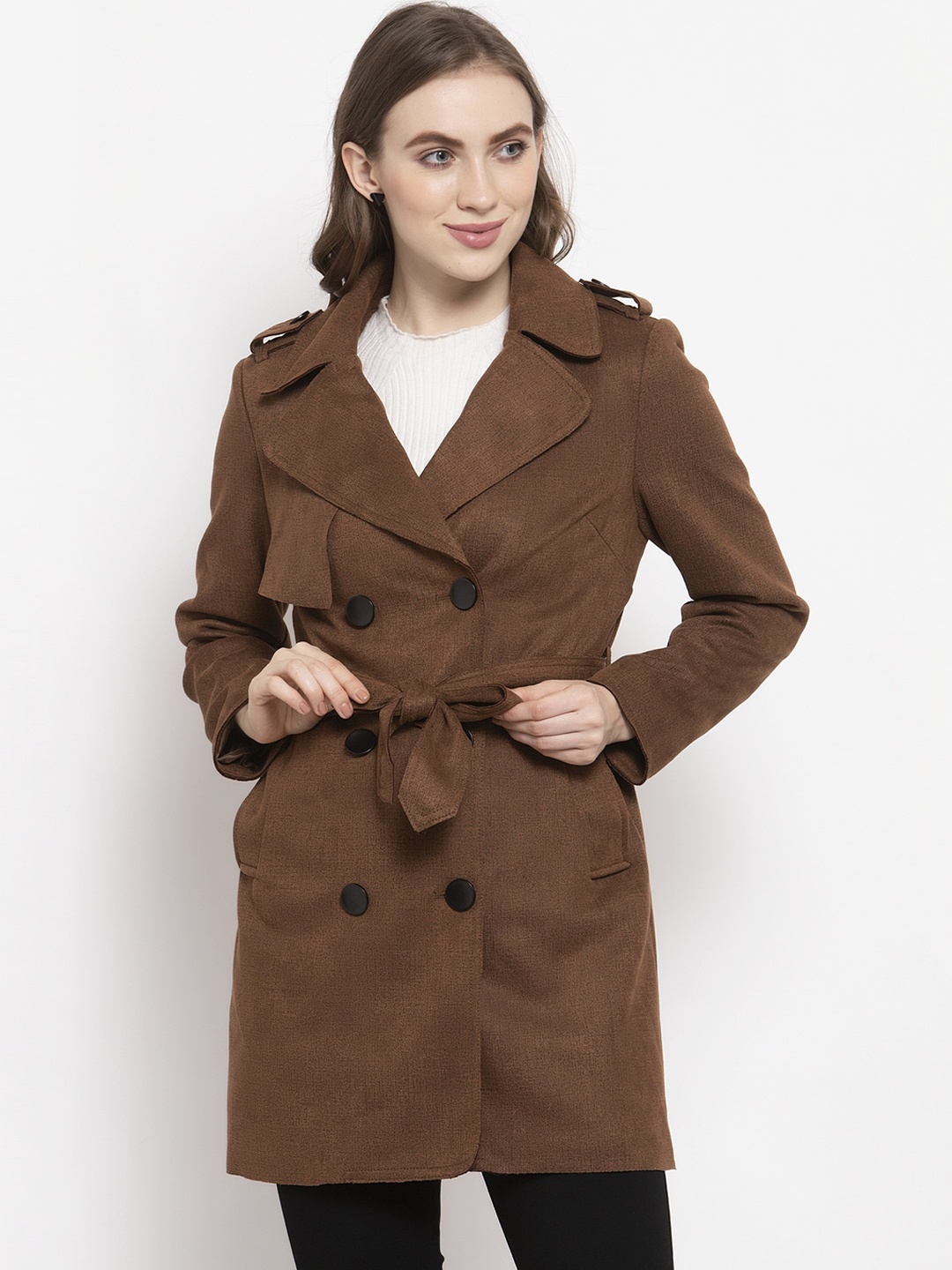 

Gipsy Women Brown Solid Tailored Jacket