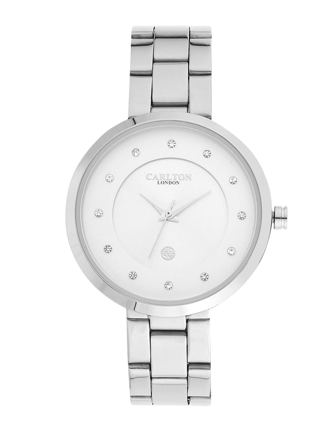 

Carlton London Women Silver-Toned Analogue Watch CL043SL3