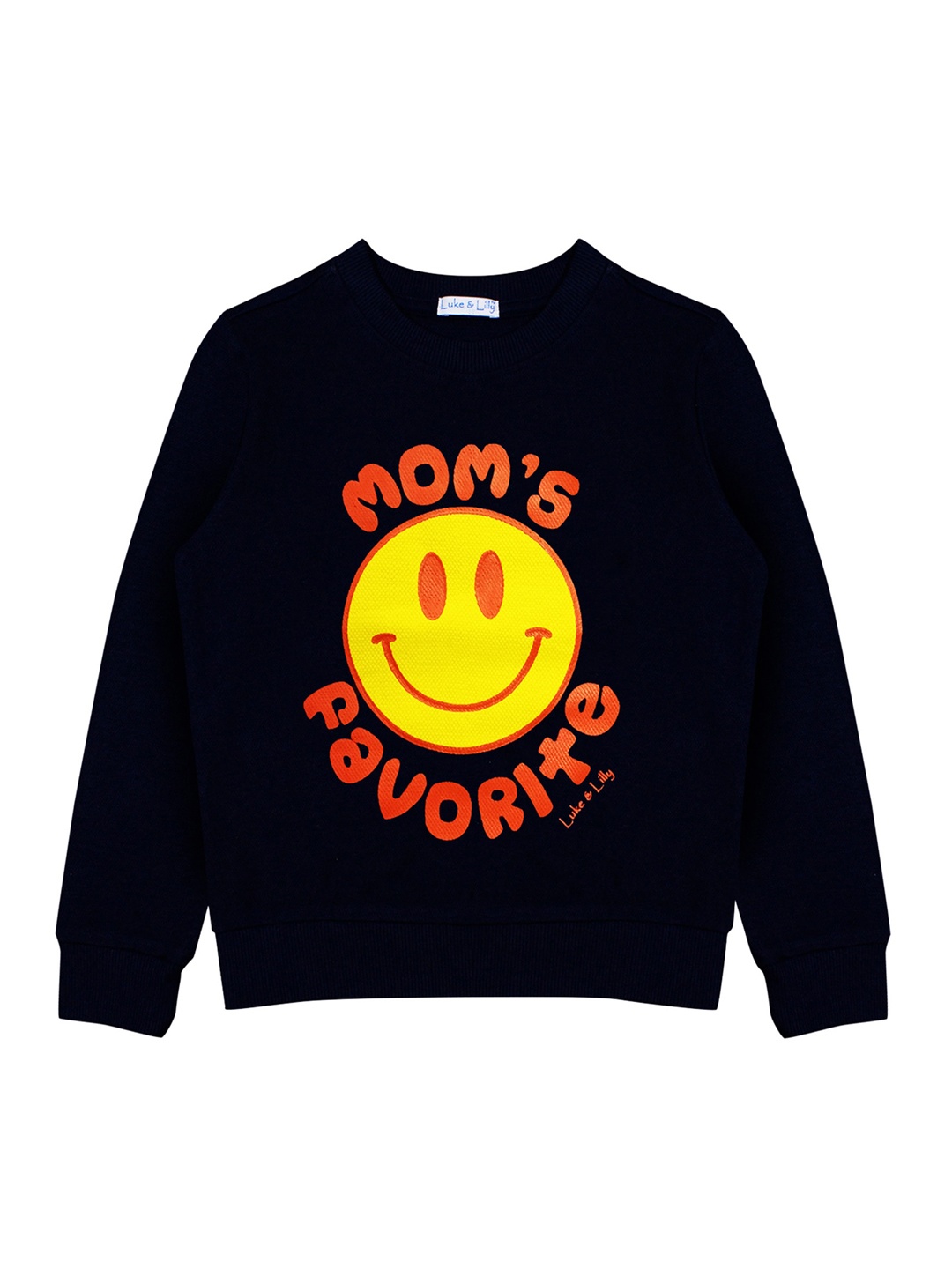 

Luke & Lilly Boys Navy Blue Printed Sweatshirt