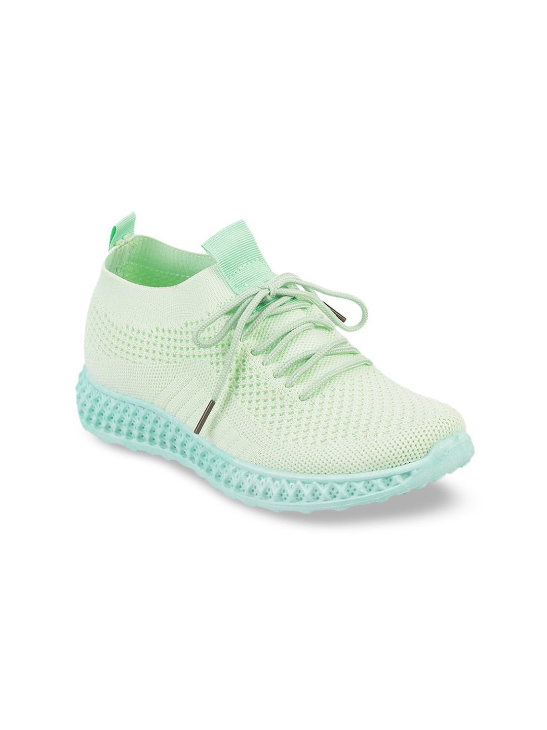 

WALKWAY by Metro Women Green Woven Design Sneakers