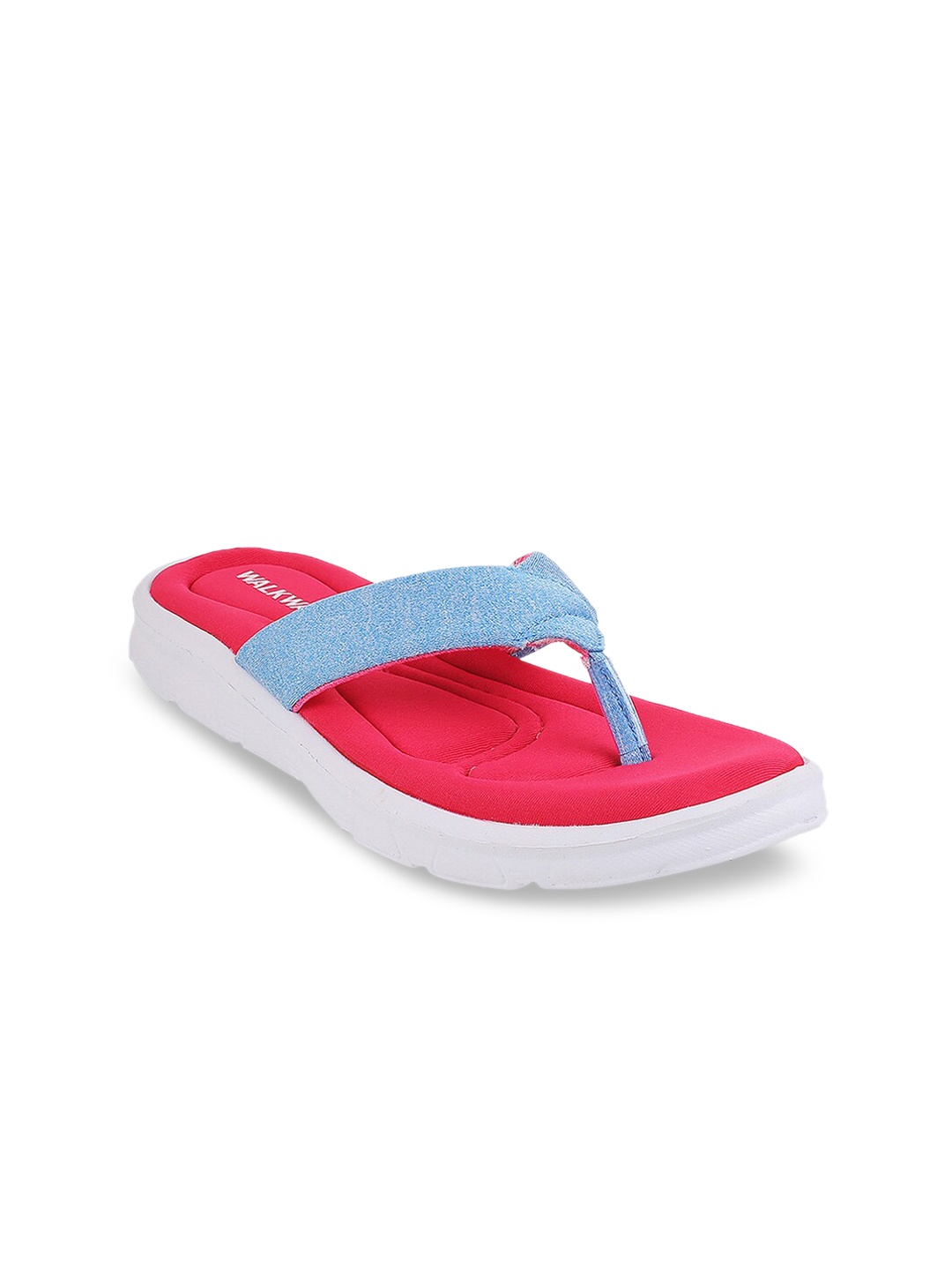 

WALKWAY by Metro Women Blue Solid Thong Flip-Flops