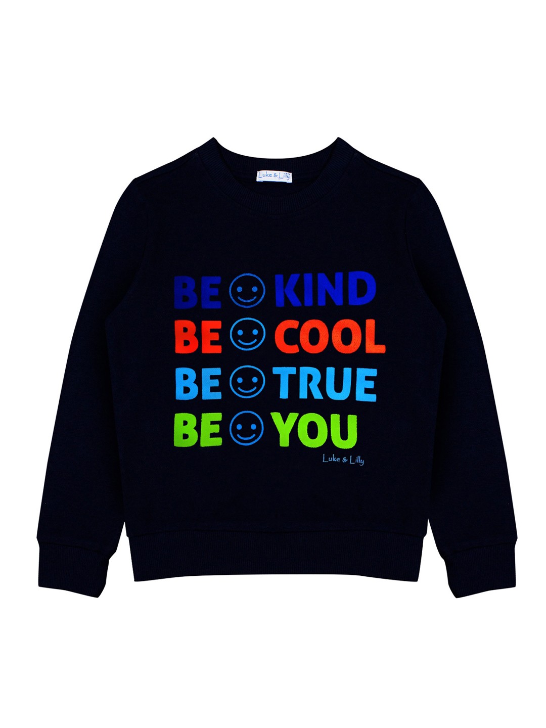 

Luke & Lilly Boys Black Printed Sweatshirt