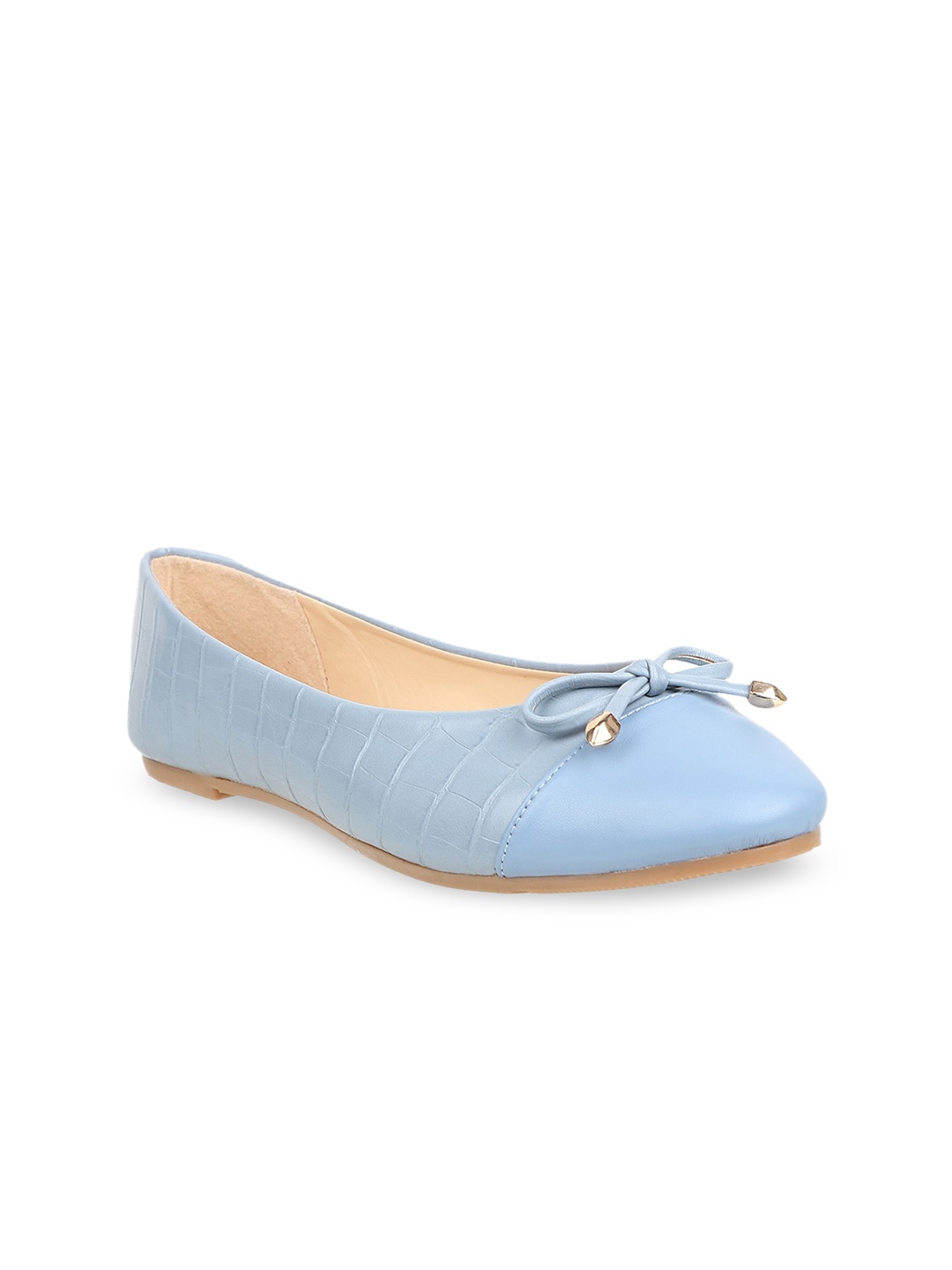 

Sherrif Shoes Women Blue Solid Ballerinas