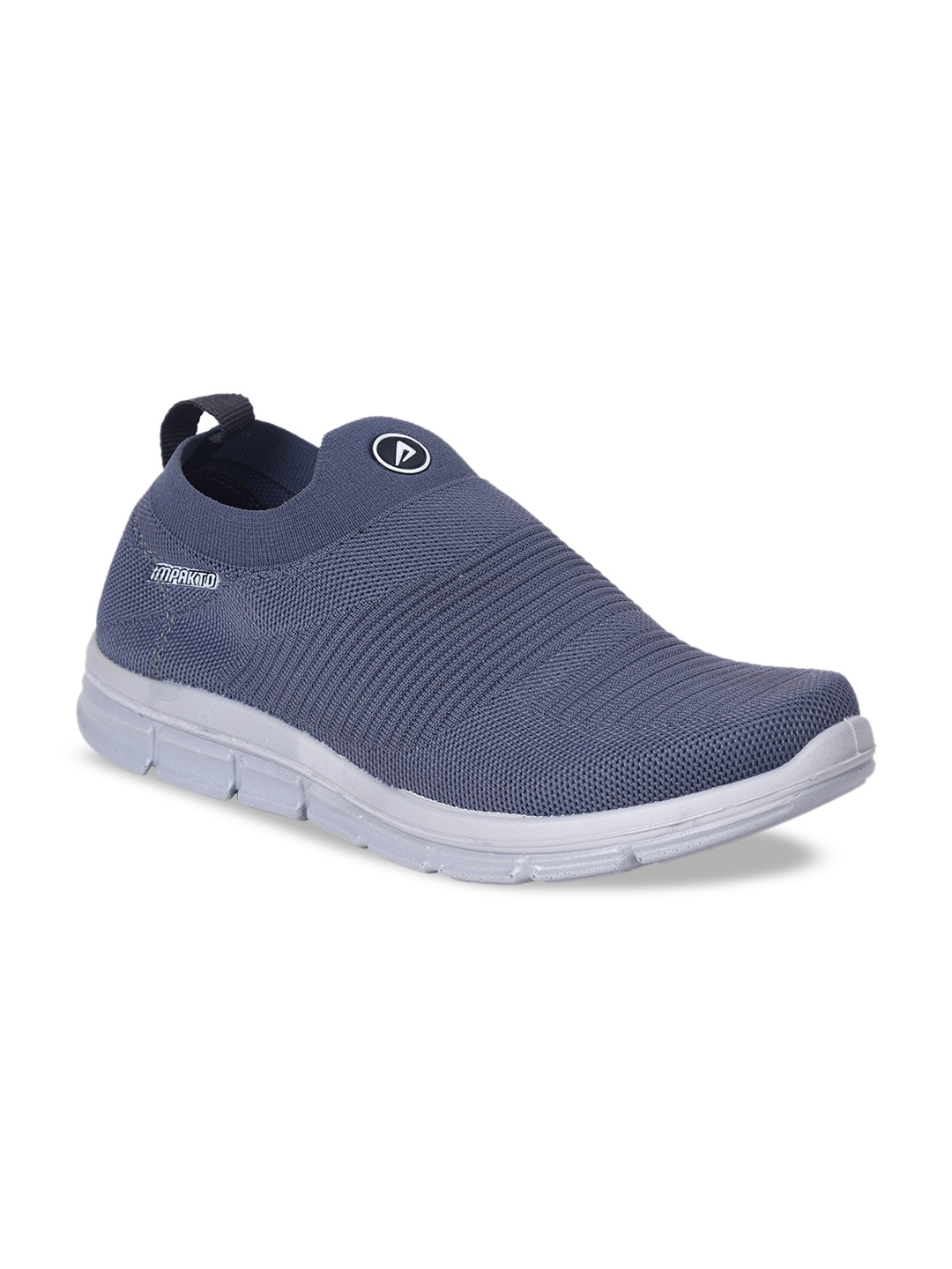 

IMPAKTO Men Grey Running Shoes