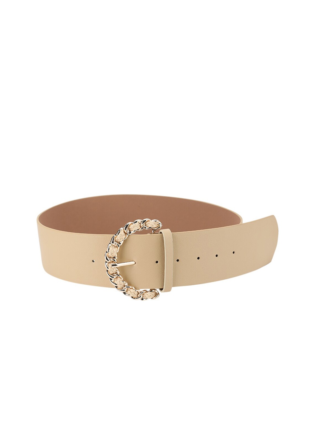 

Kazo Women Beige & Gold-Toned Solid Belt