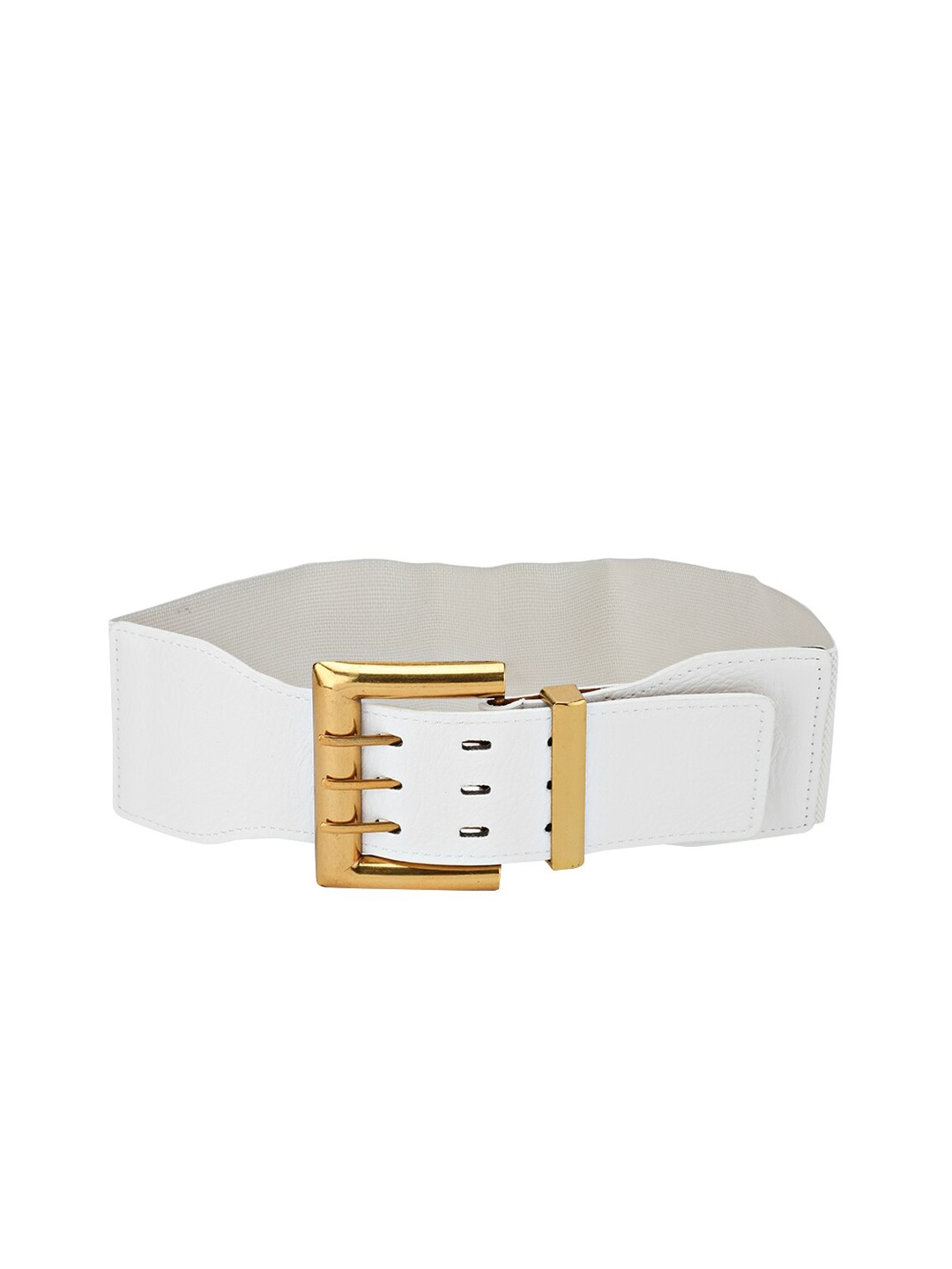 

Kazo Women White Textured Belt