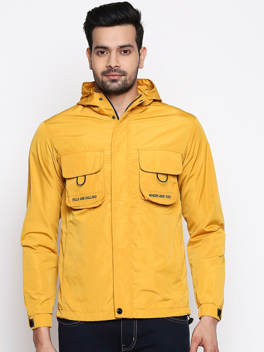 

People Men Mustard Solid Tailored Jacket