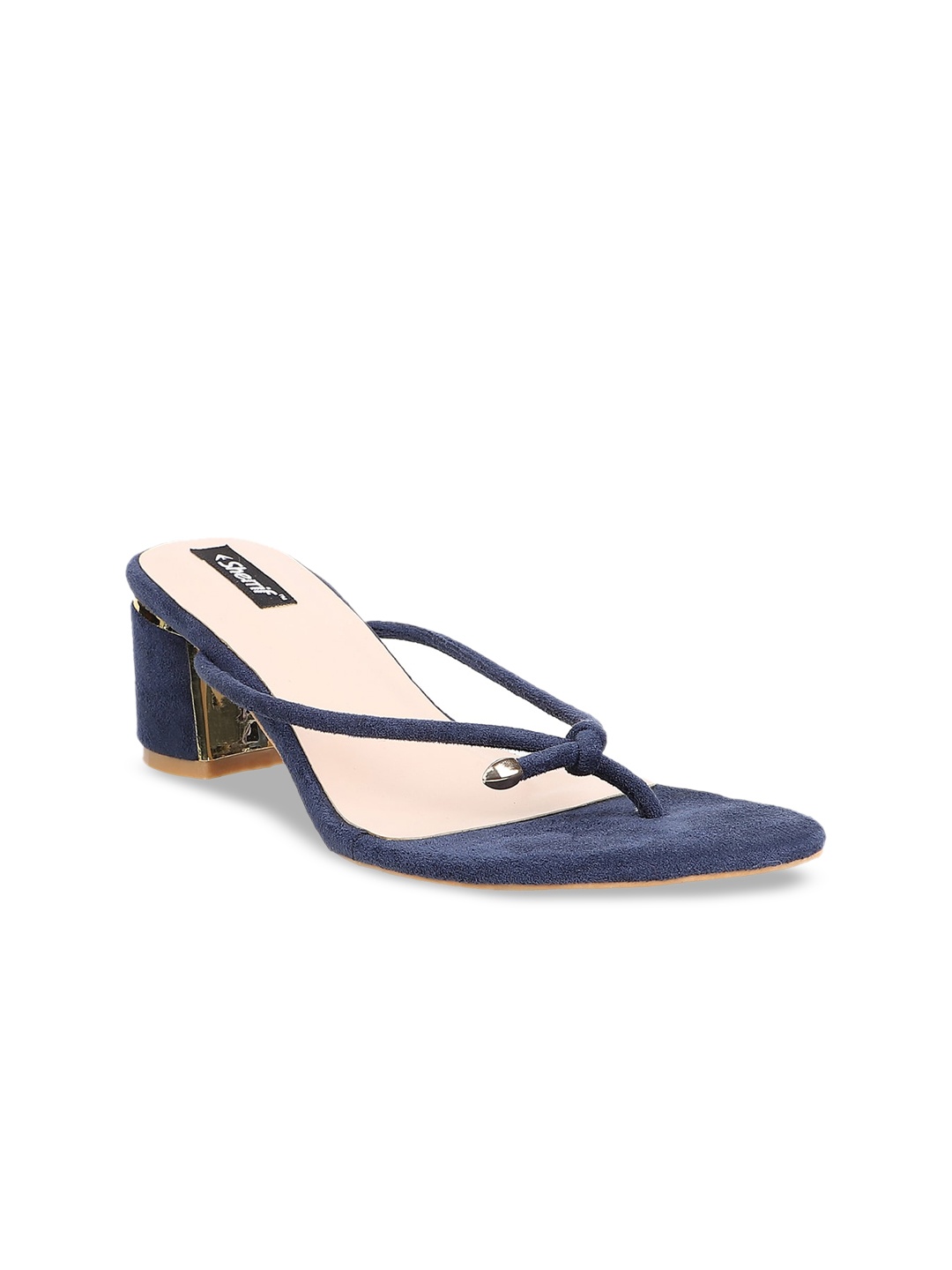 

Sherrif Shoes Women Navy Blue Solid Heels