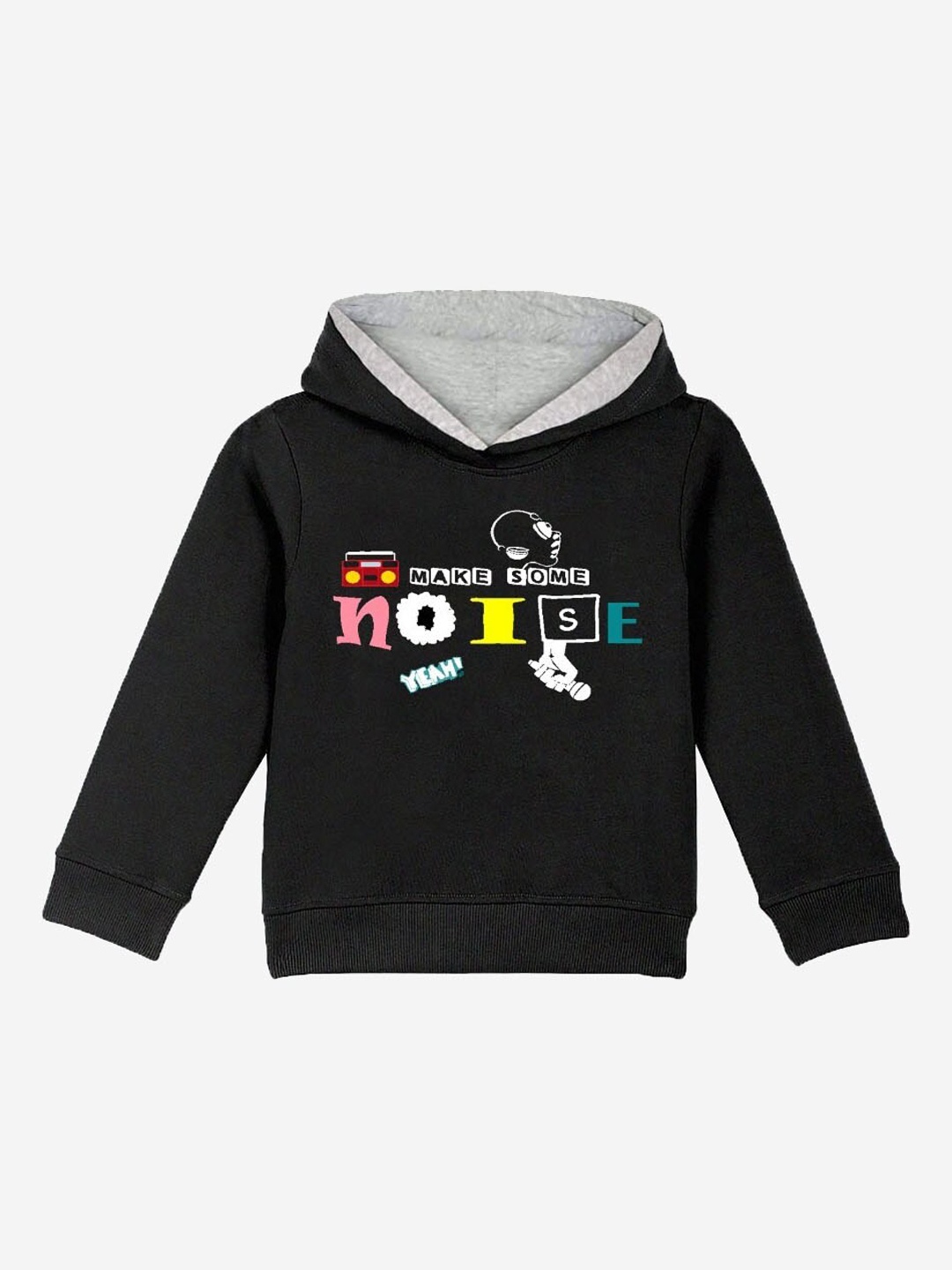 

Naughty Ninos Girls Black Printed Sweatshirt