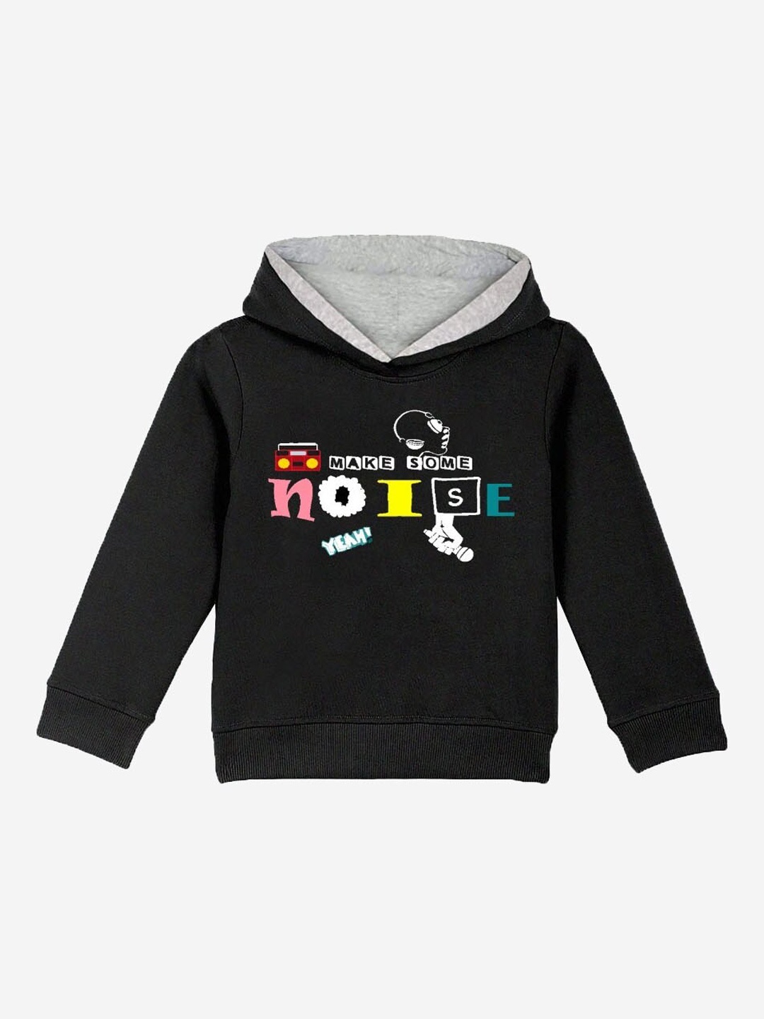 

Naughty Ninos Boys Black Printed Sweatshirt