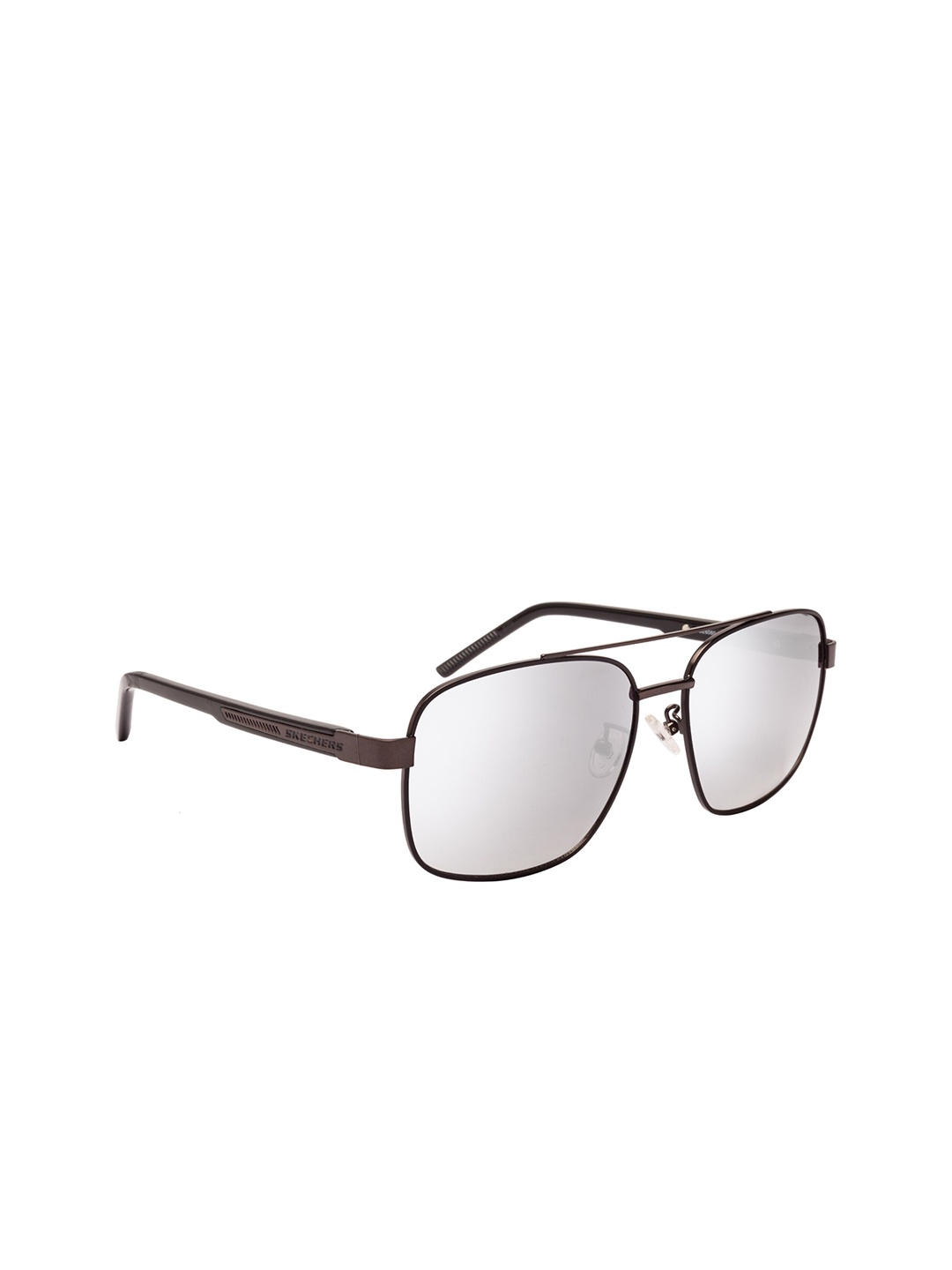 

Skechers Men Grey UV Protected Square Sunglasses SE6060-D 60 02C