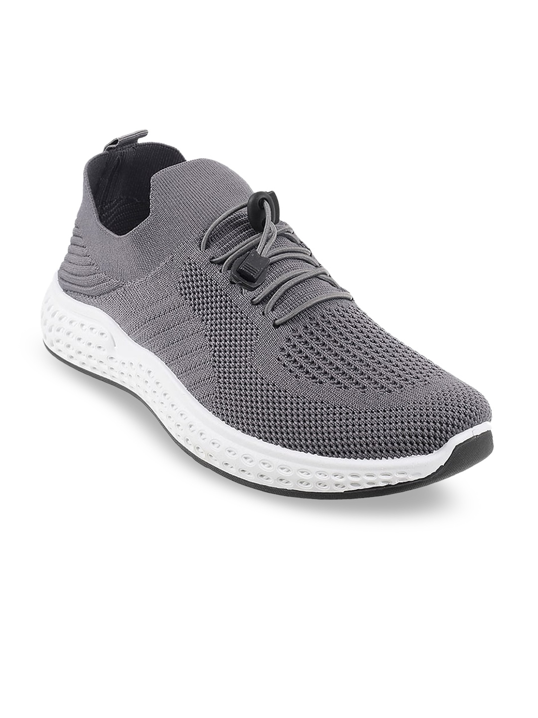 

WALKWAY by Metro Men Grey Woven Design Sneakers