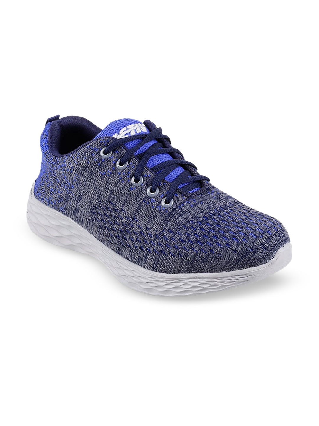 

WALKWAY by Metro Men Blue Woven Design Sneakers