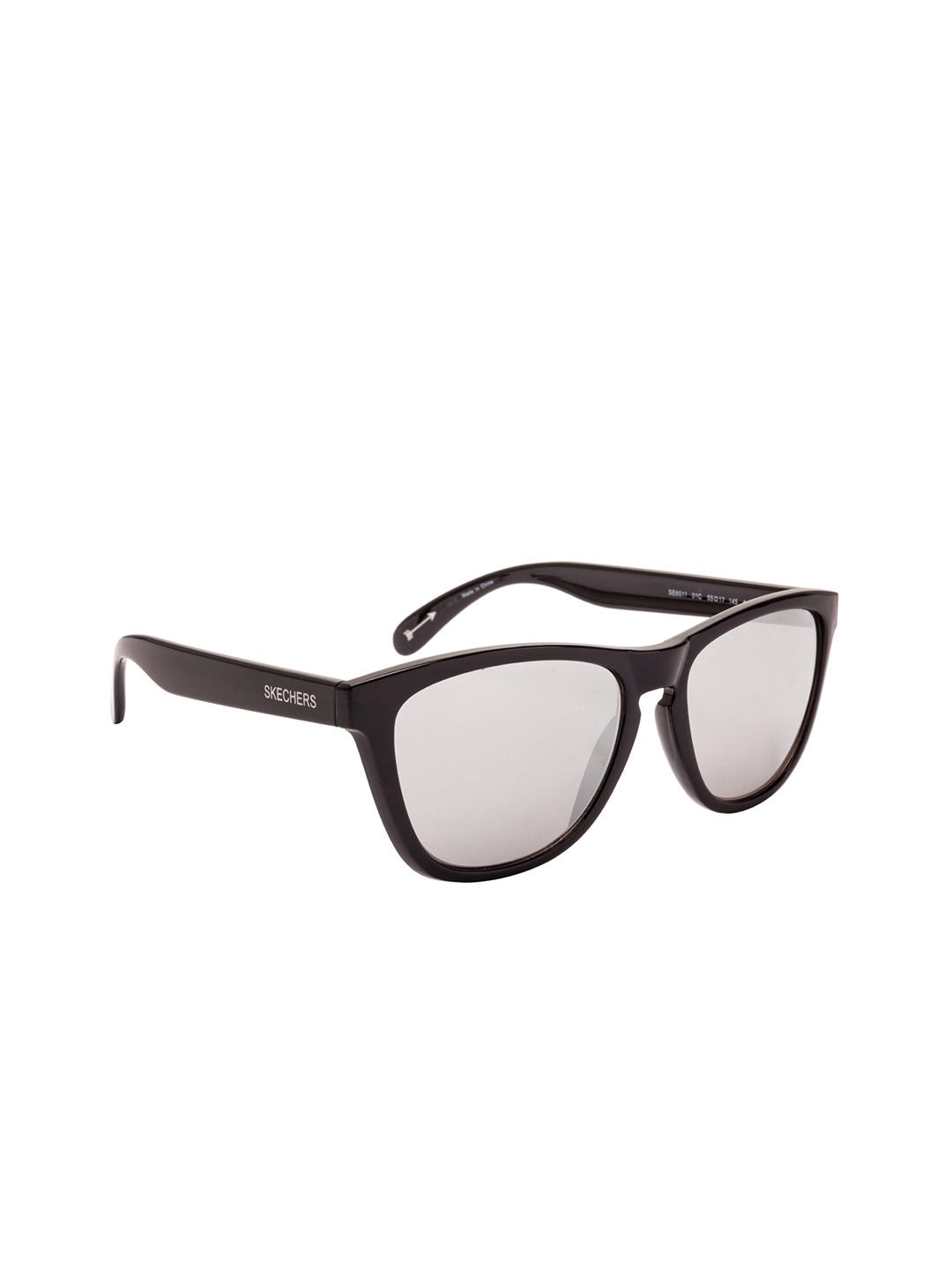 

Skechers Men Grey & Black UV Protected Wayfarer Sunglasses SE6011 55 01C