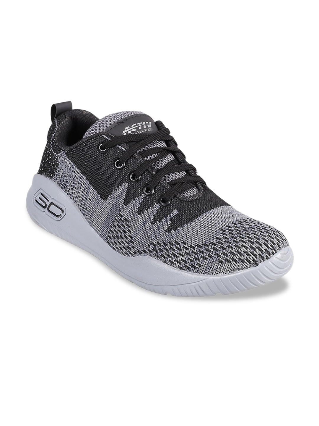 

WALKWAY by Metro Men Grey Woven Design Sneakers